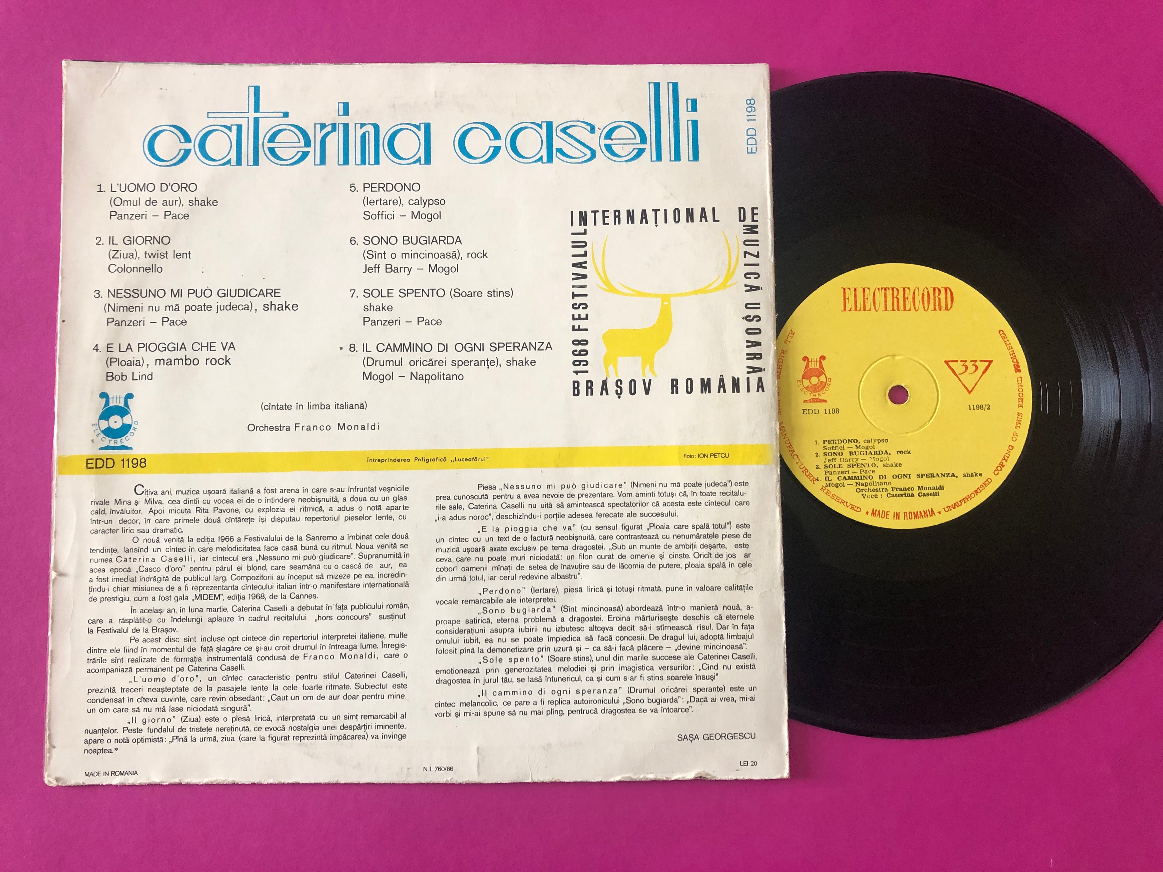 Caterina Caselli : Caterina Caselli (10", Comp, Mono)