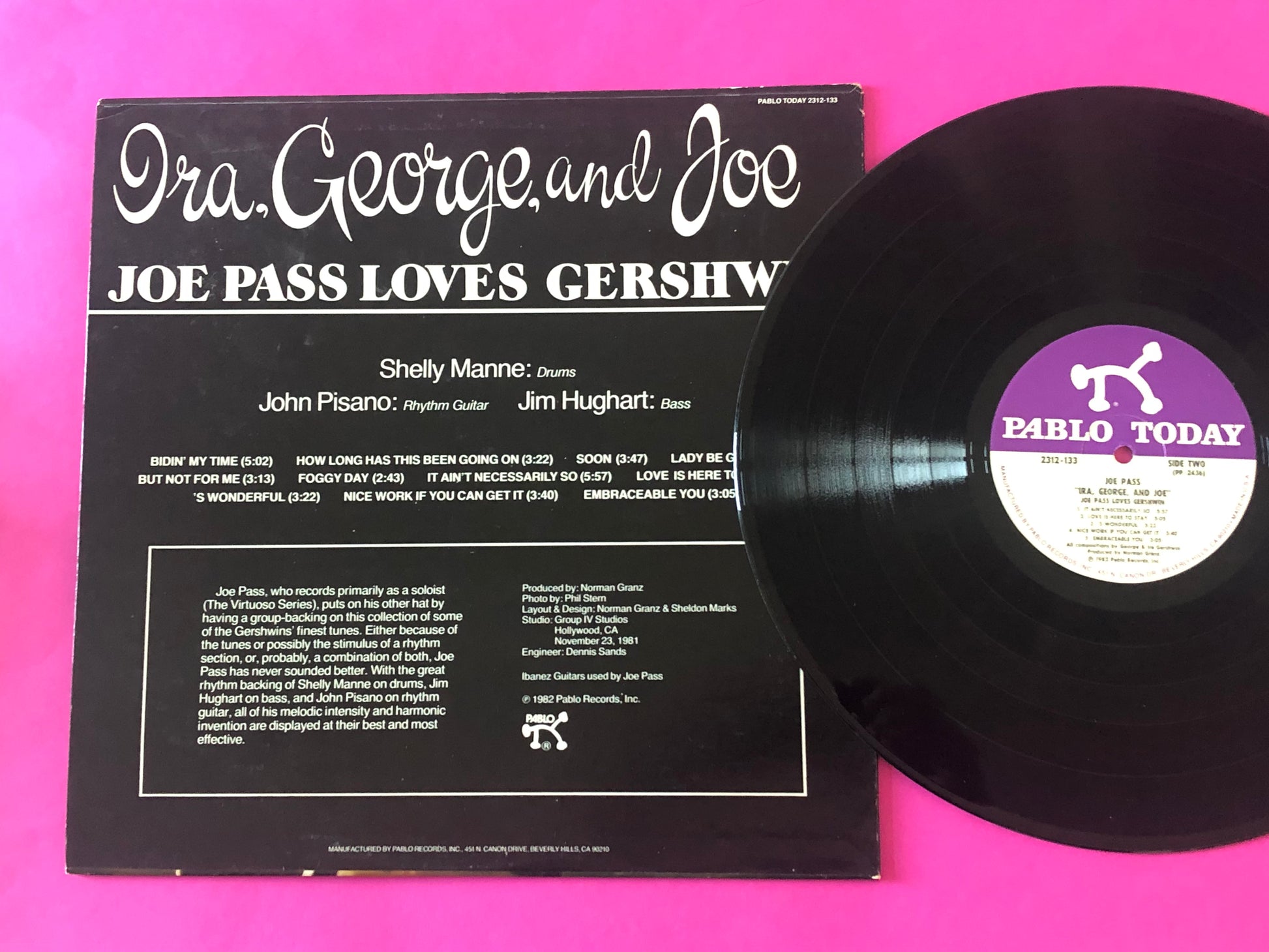 Joe Pass : Ira, George And Joe - Joe Pass Loves Gershwin (LP, Album)