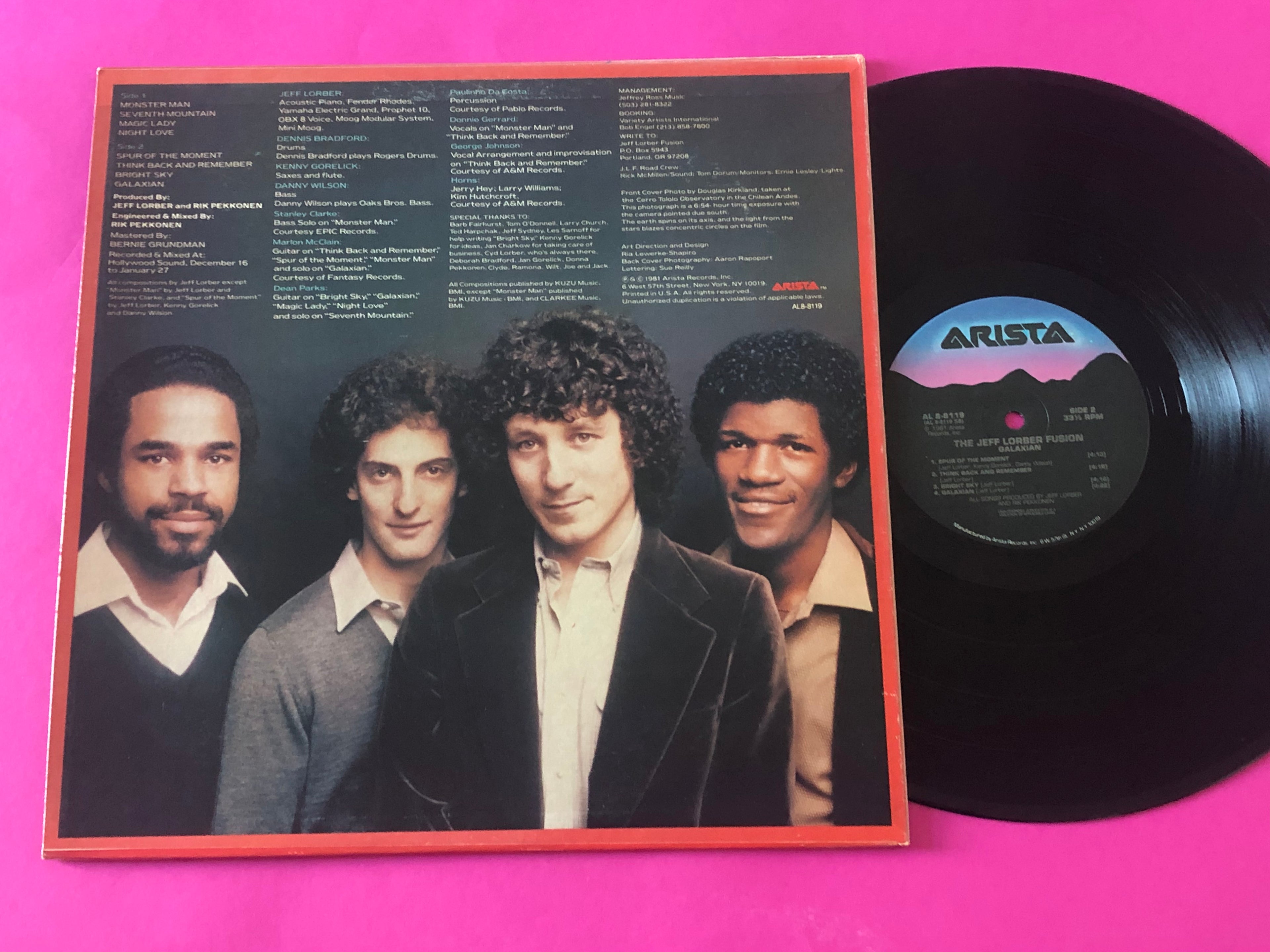 The Jeff Lorber Fusion : Galaxian (LP, Album)