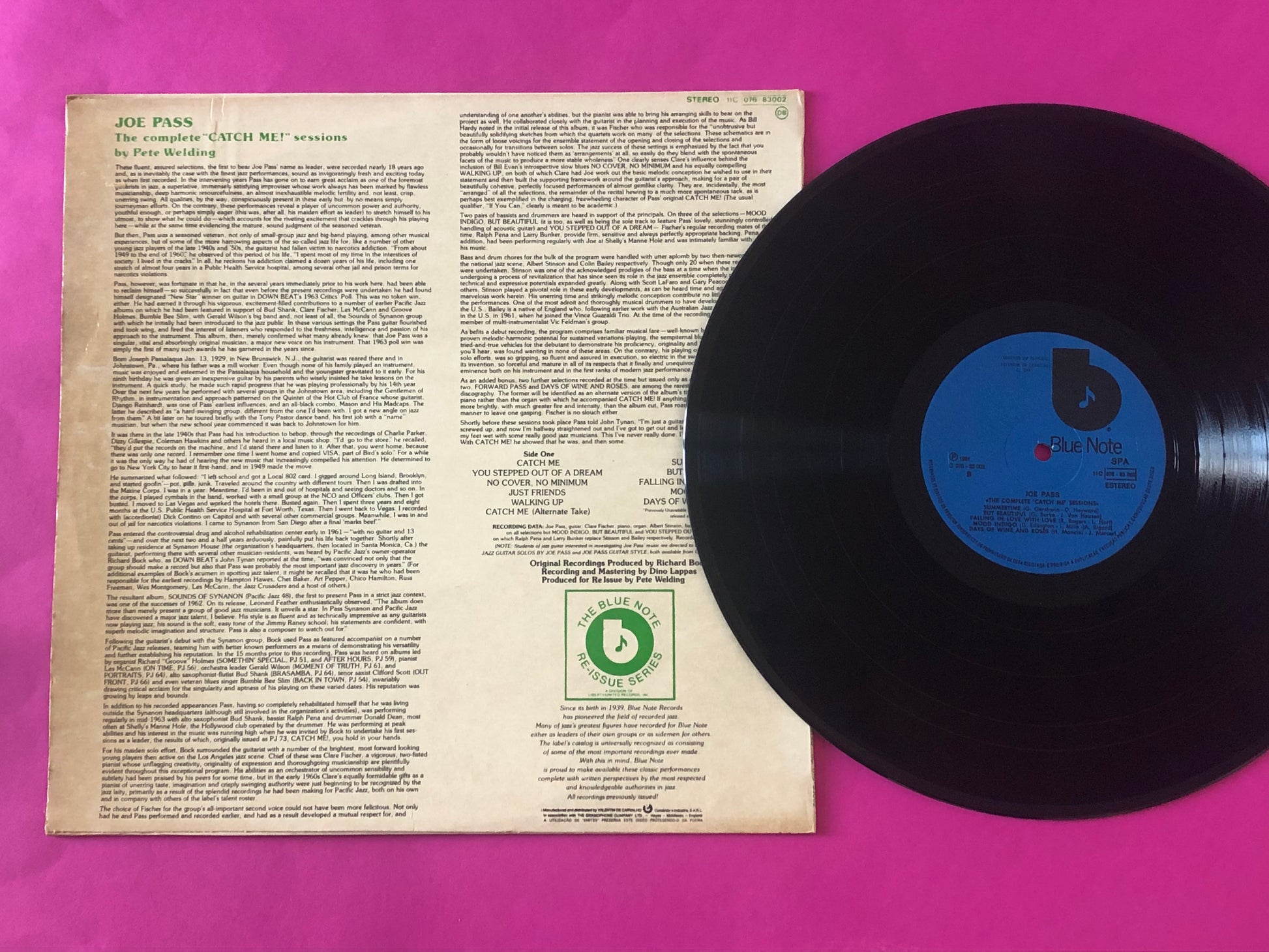 Joe Pass, Clare Fischer, Albert Stinson, Colin Bailey, Ralph Peña, Larry Bunker : The Complete "Catch Me!" Sessions (LP, Album, RE)