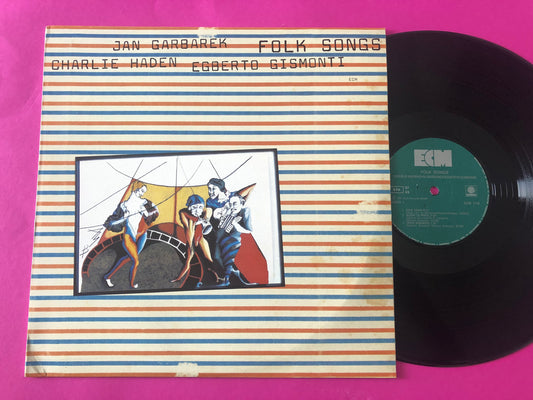 Charlie Haden, Jan Garbarek, Egberto Gismonti : Folk Songs (LP, Album)
