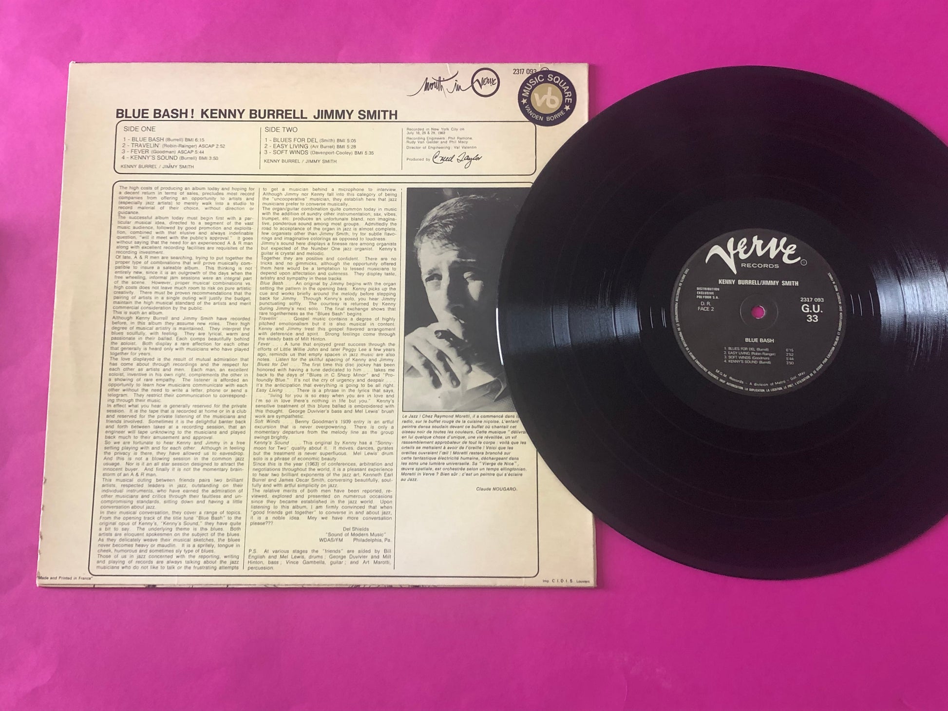 Kenny Burrell / Jimmy Smith : Blue Bash! (LP, Album, RE)