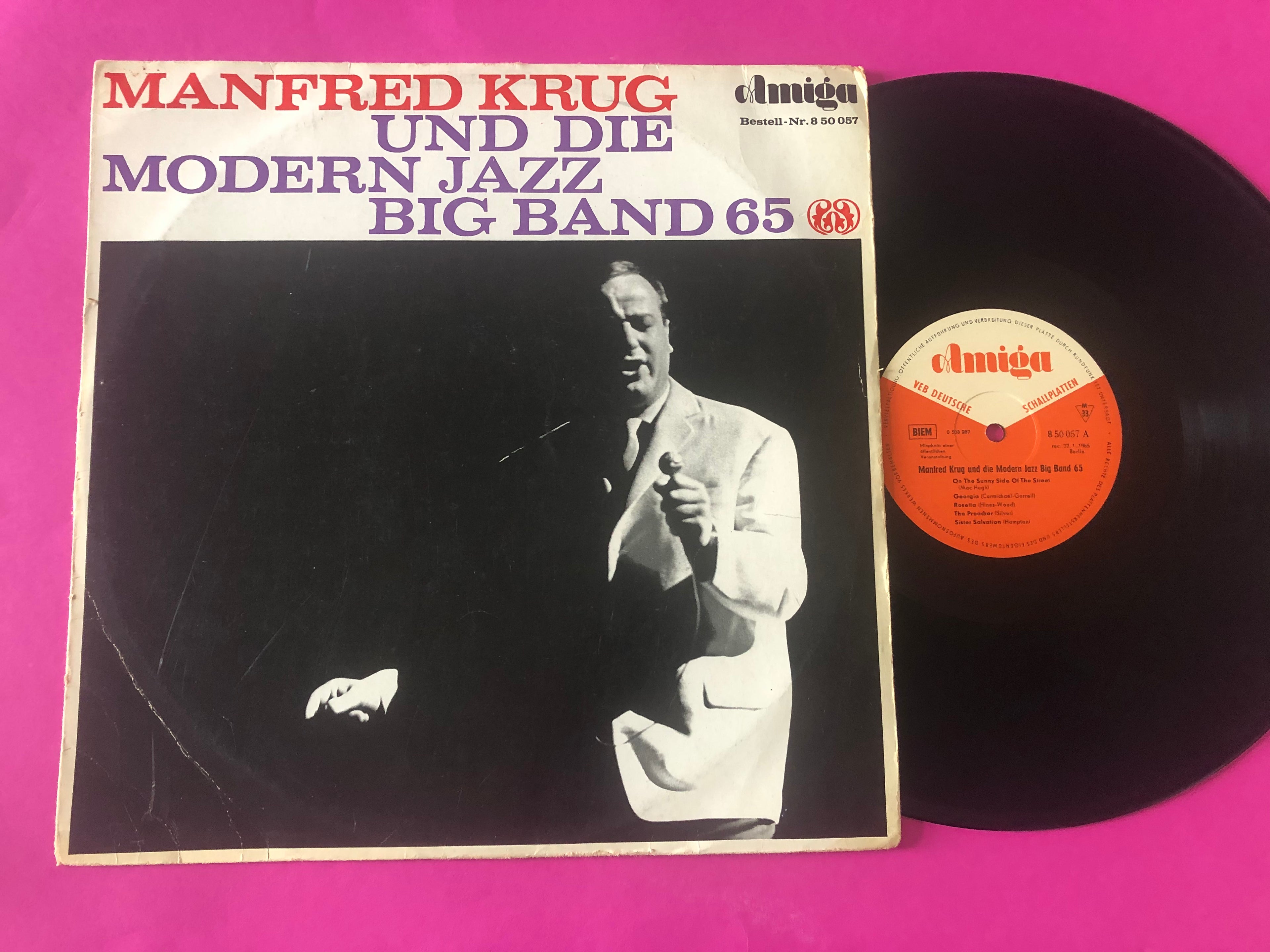 Manfred Krug, Modern Jazz Big Band 65 : Manfred Krug Und Die Modern Jazz Big Band 65 (LP, Mono, add)