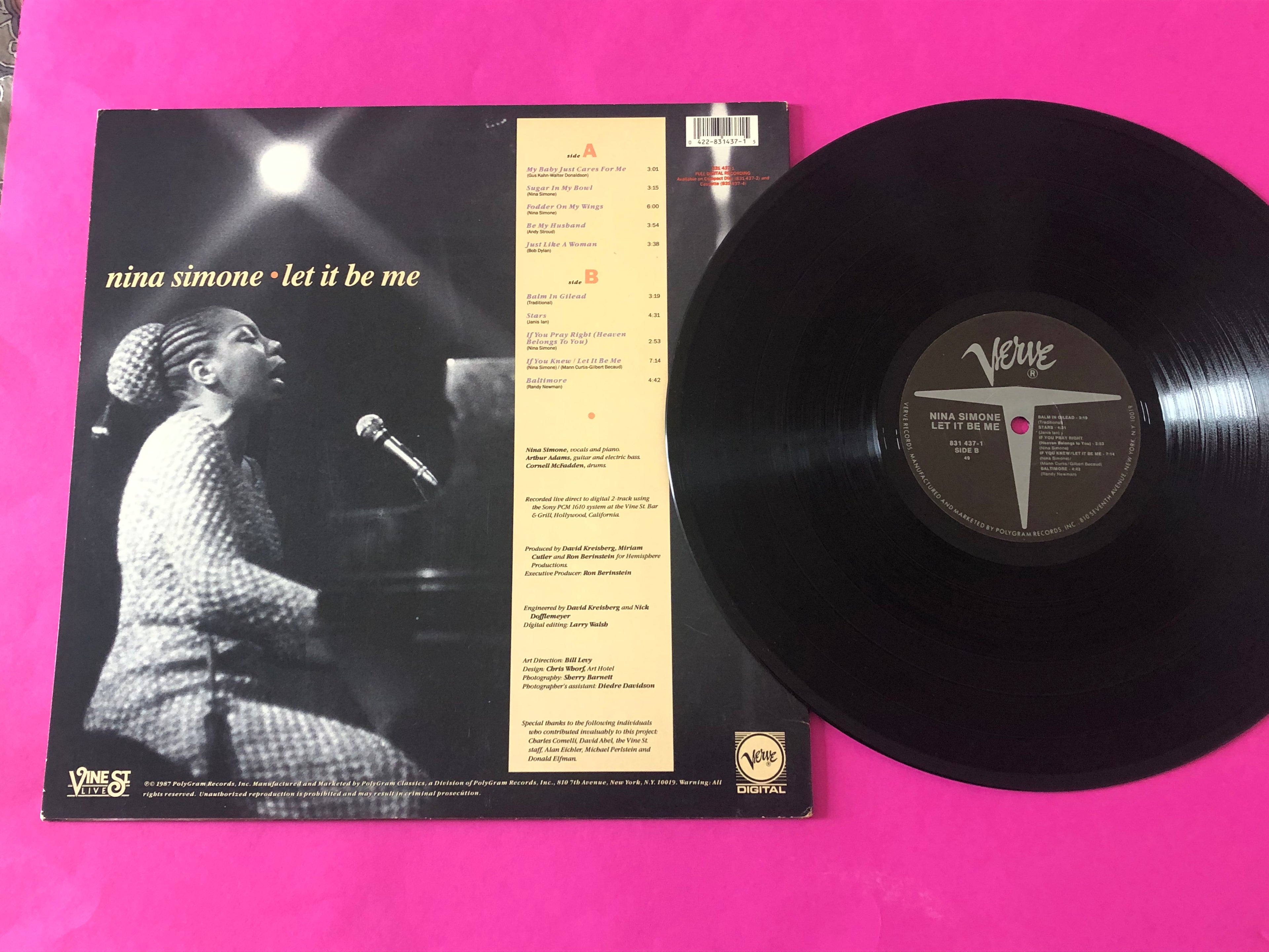 Nina Simone : Let It Be Me (LP, Album)