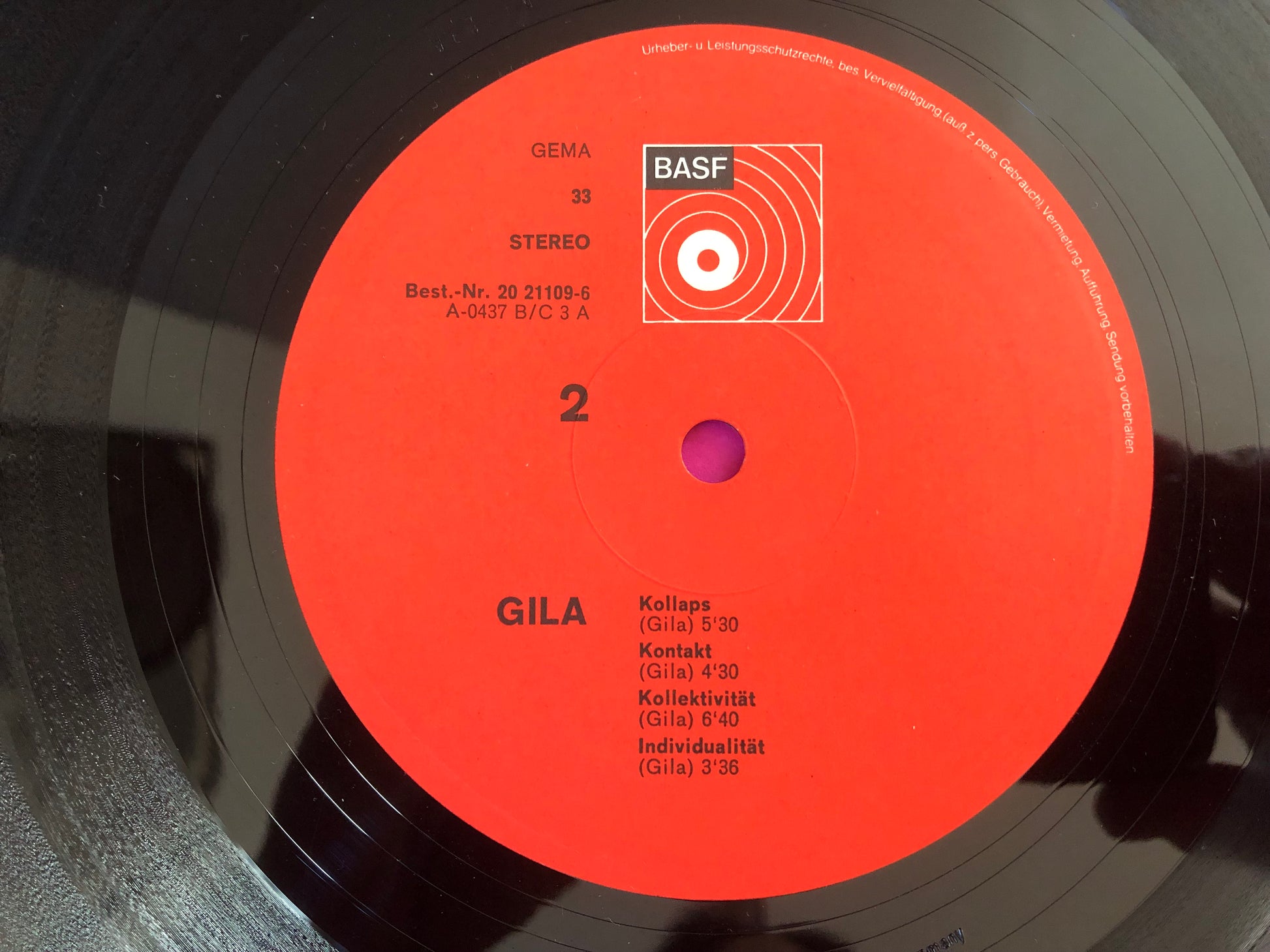 Gila (2) : Gila (LP,Album,Stereo)