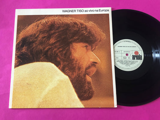 Wagner Tiso : Ao Vivo Na Europa (LP, Album, RE, RP)
