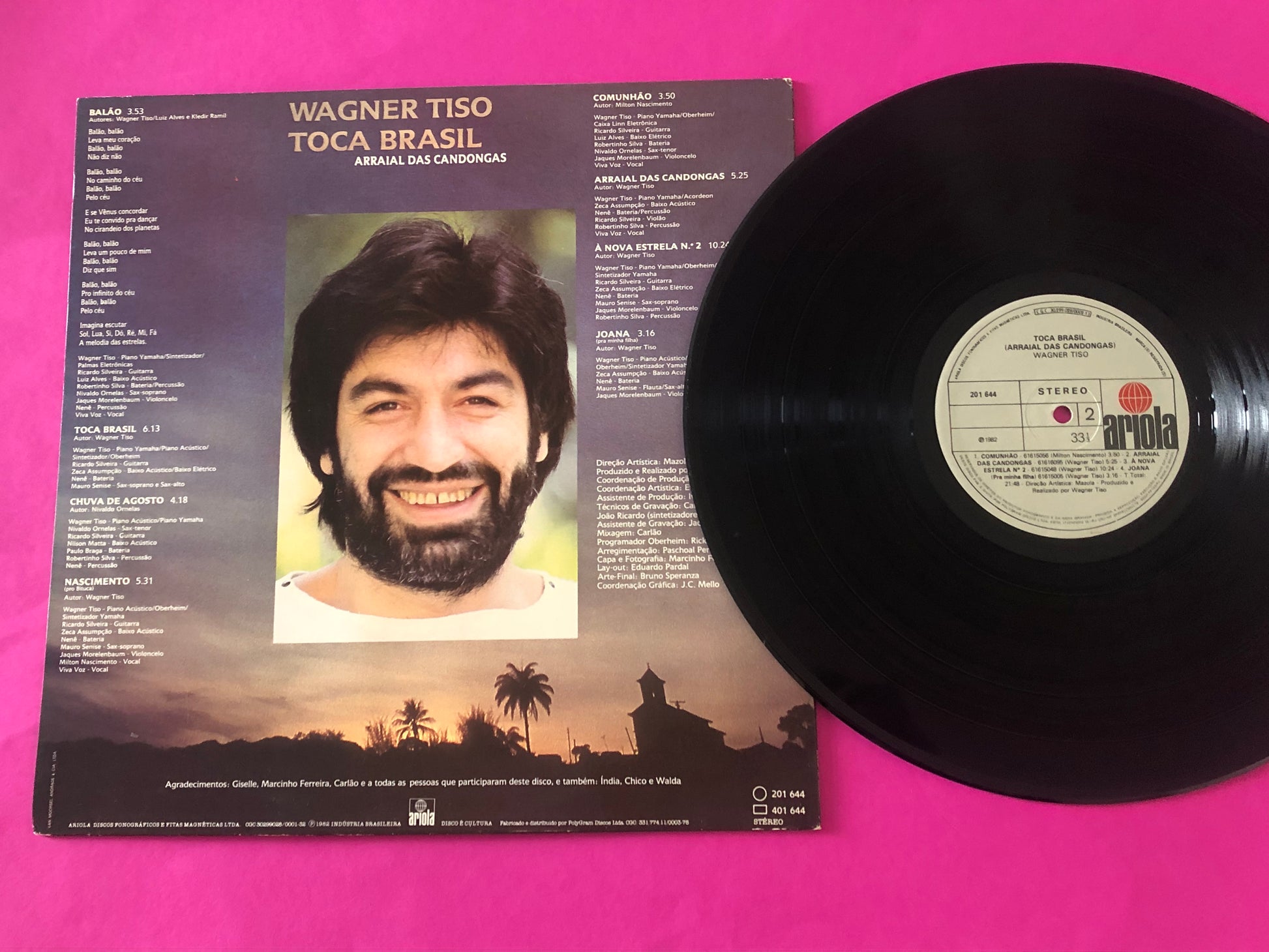 Wagner Tiso : Toca Brasil (Arraial Das Candongas) (LP, Album)