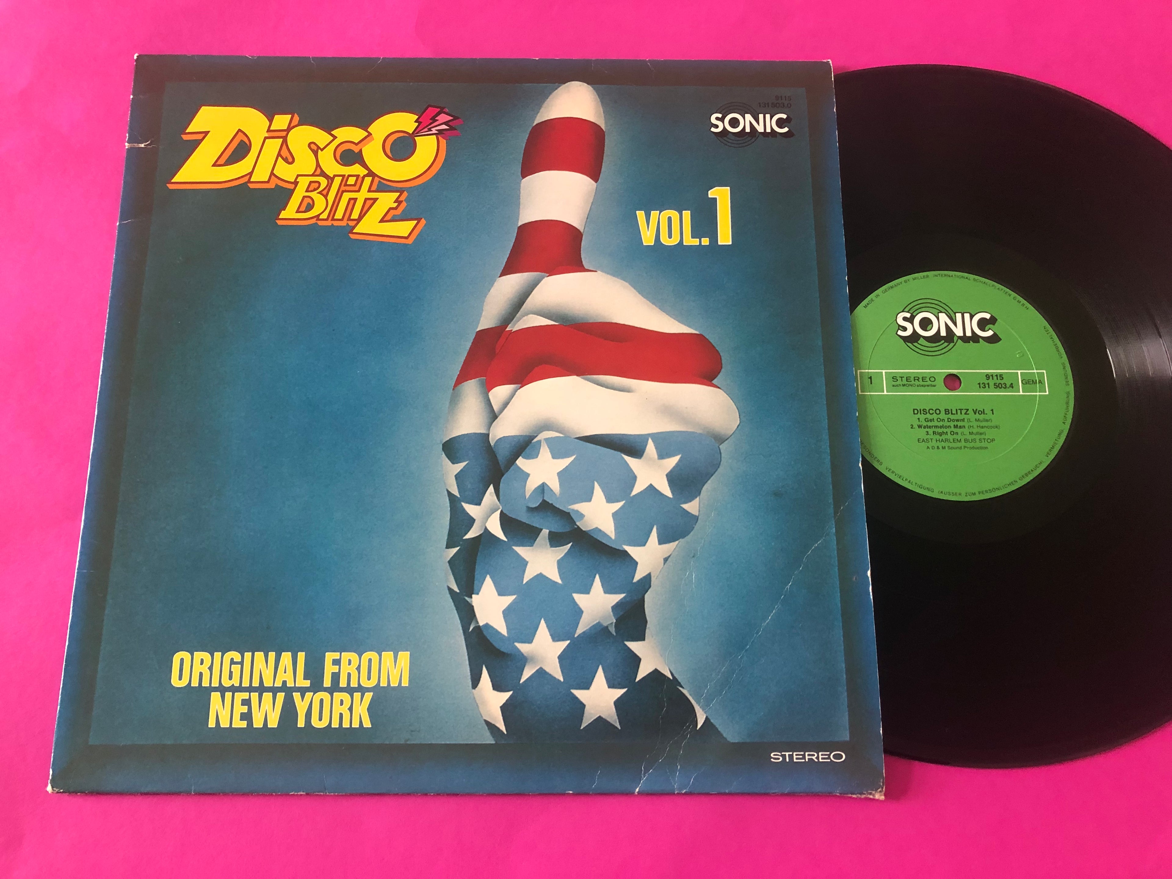 East Harlem Bus Stop : Disco Blitz Vol. 1 (LP, Album)
