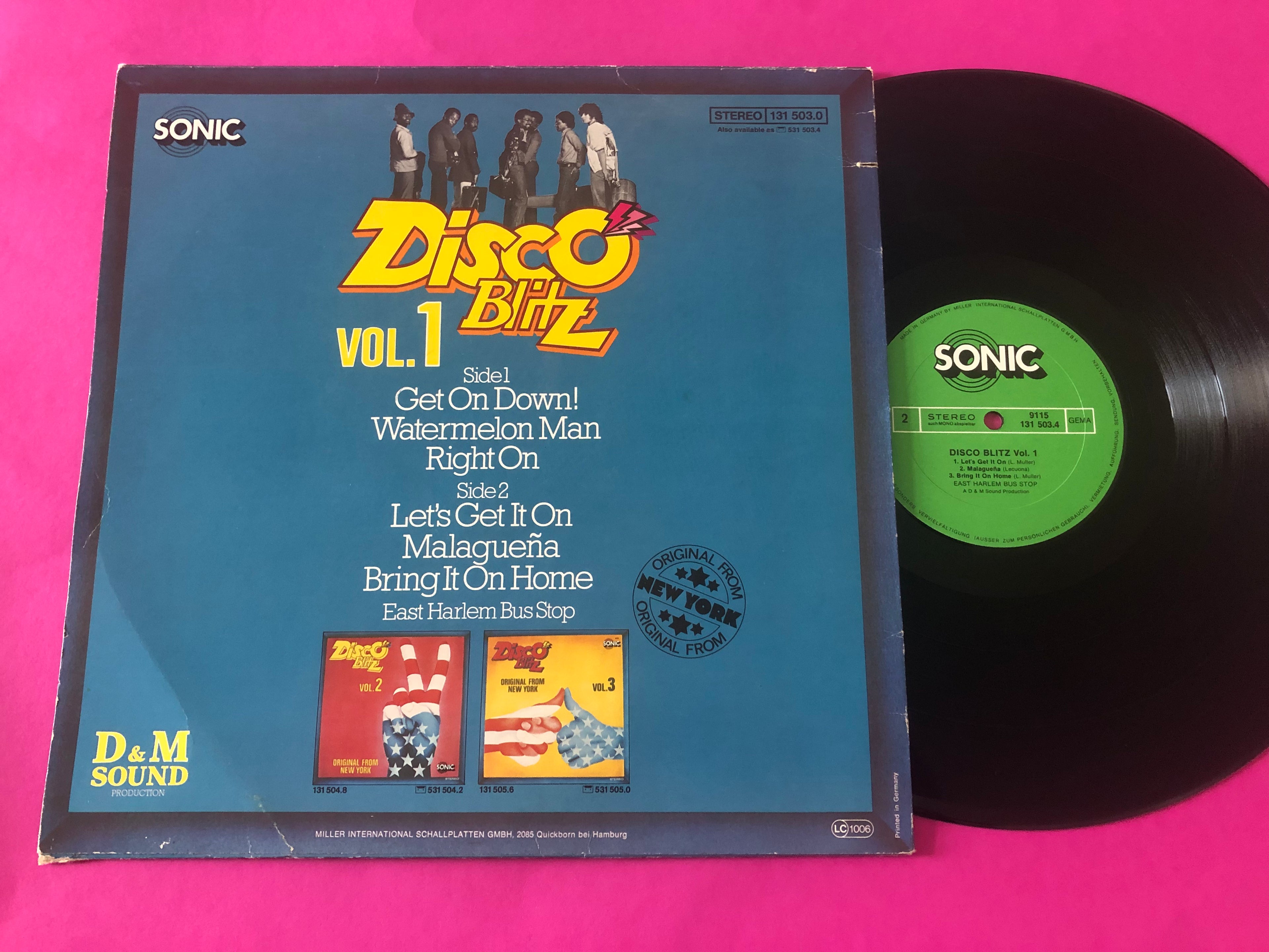 East Harlem Bus Stop : Disco Blitz Vol. 1 (LP, Album)
