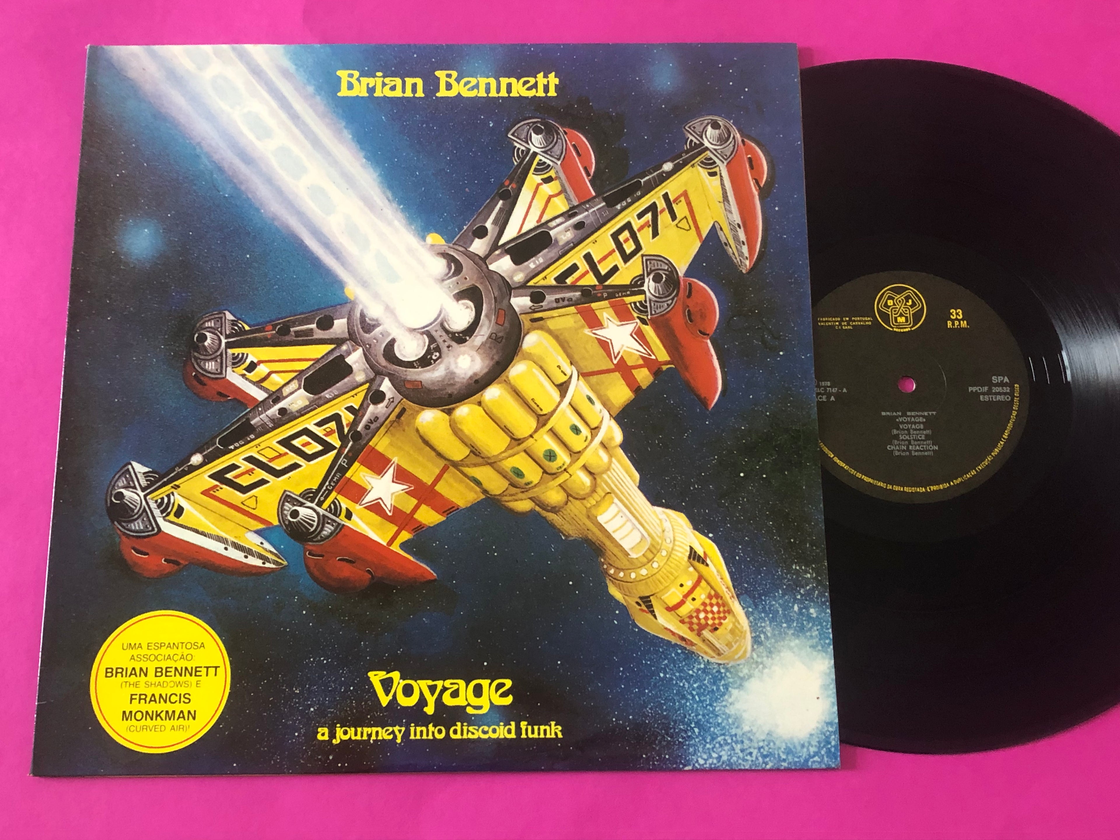 Brian Bennett : Voyage (A Journey Into Discoid Funk) (LP, Album)