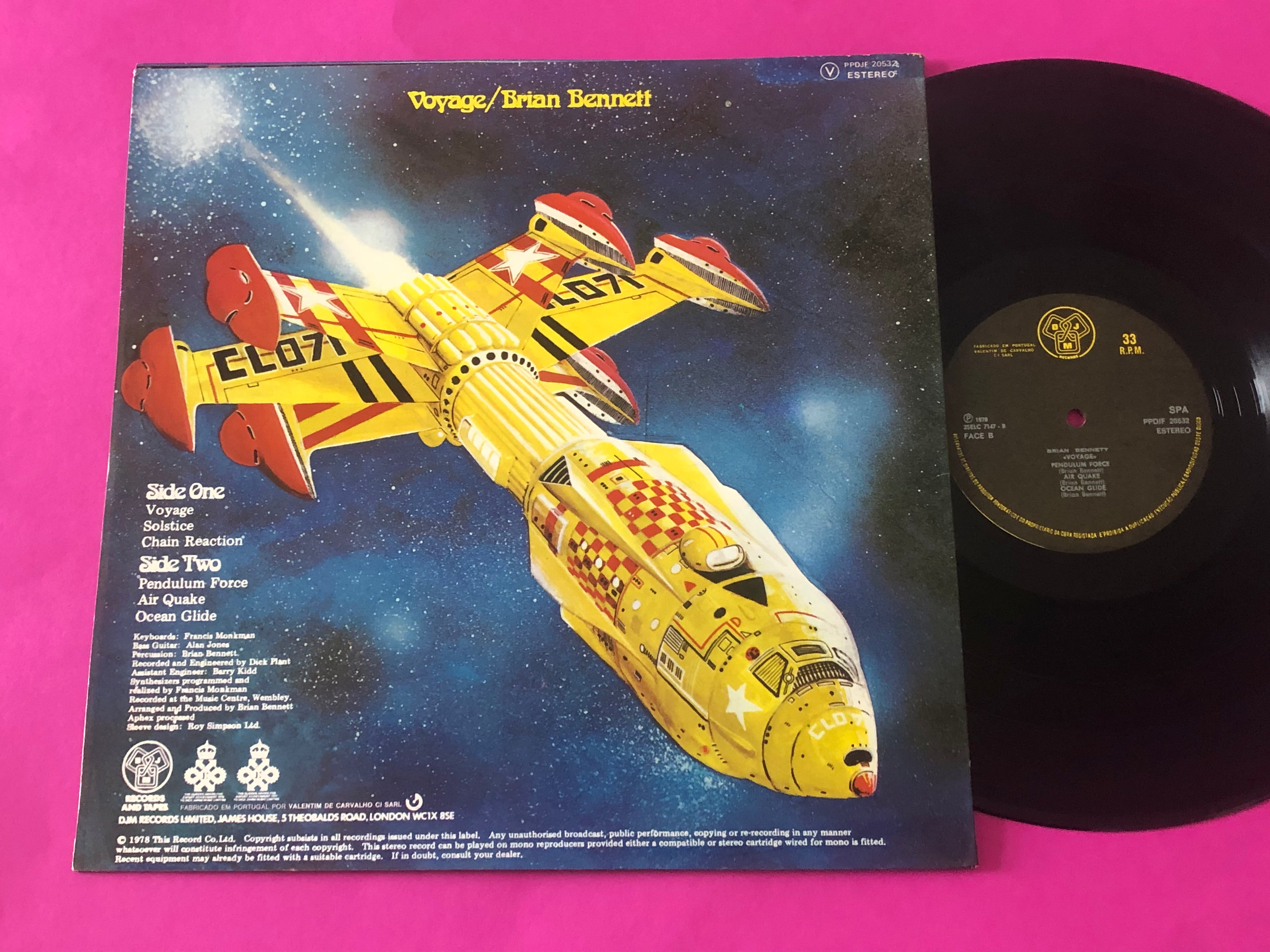 Brian Bennett : Voyage (A Journey Into Discoid Funk) (LP, Album)