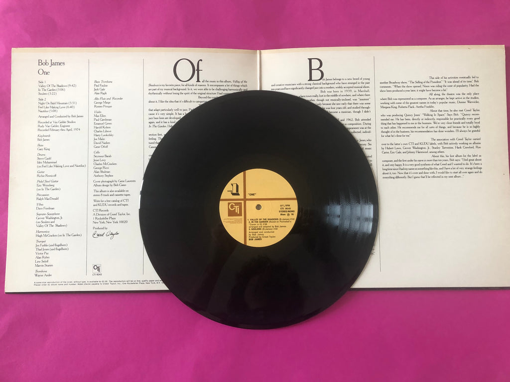 Bob James : One (LP, Album, Gat)