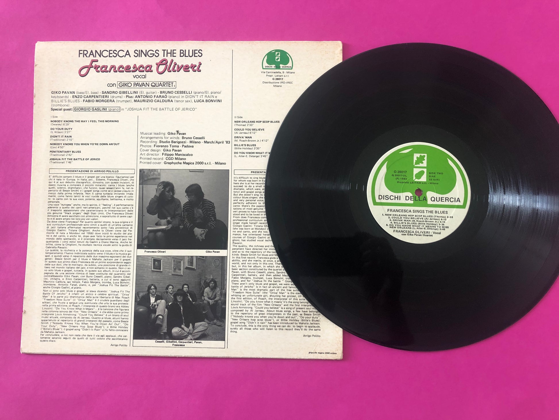 Francesca Oliveri : Francesca Sings The Blues (LP,Album)