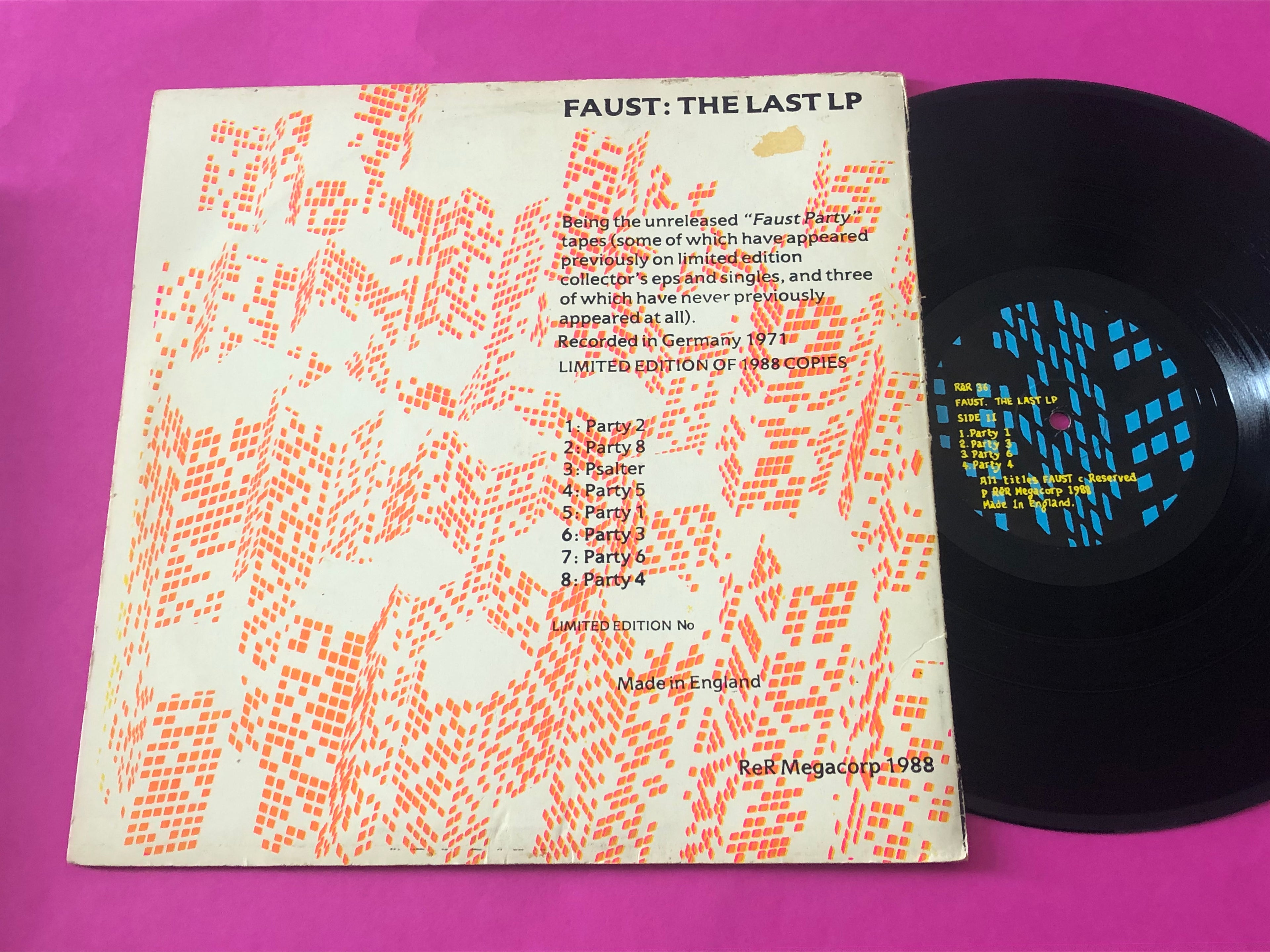 Faust : The Last LP (LP,Album,Reissue)