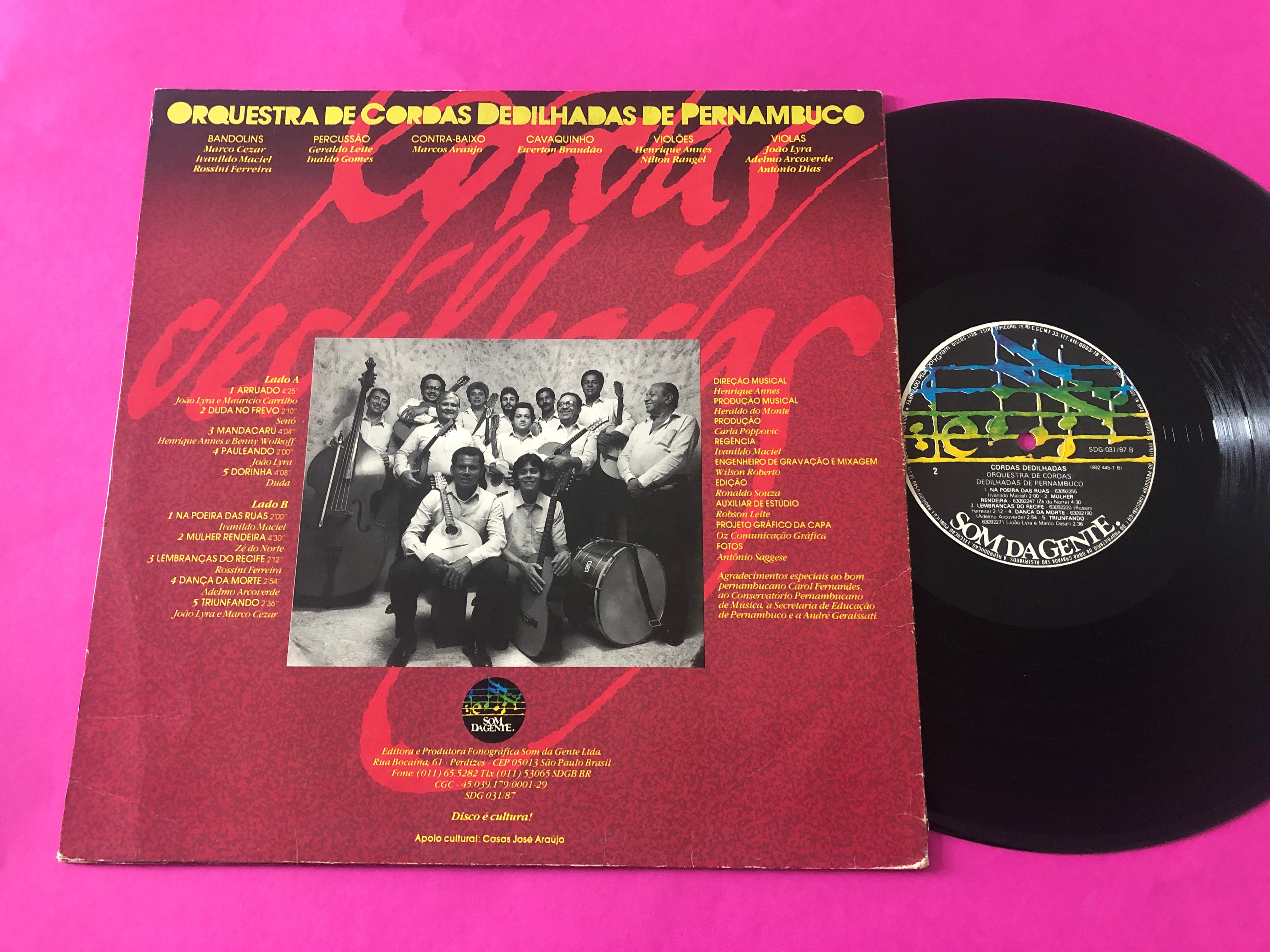 Orquestra De Cordas Dedilhadas De Pernambuco : Cordas Dedilhadas (LP,Album)