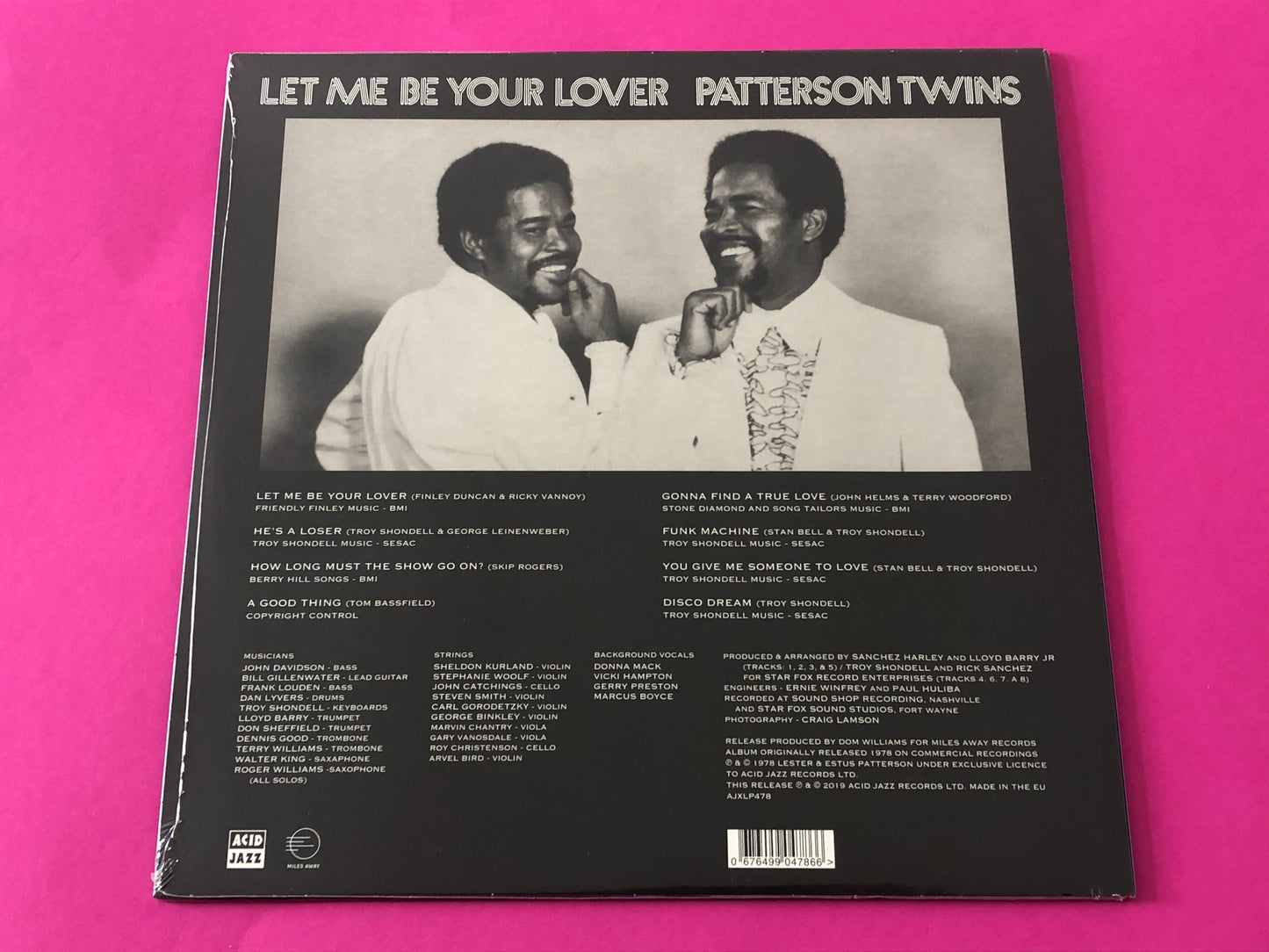 Patterson Twins : Let Me Be Your Lover (LP, Album, RE, RM)