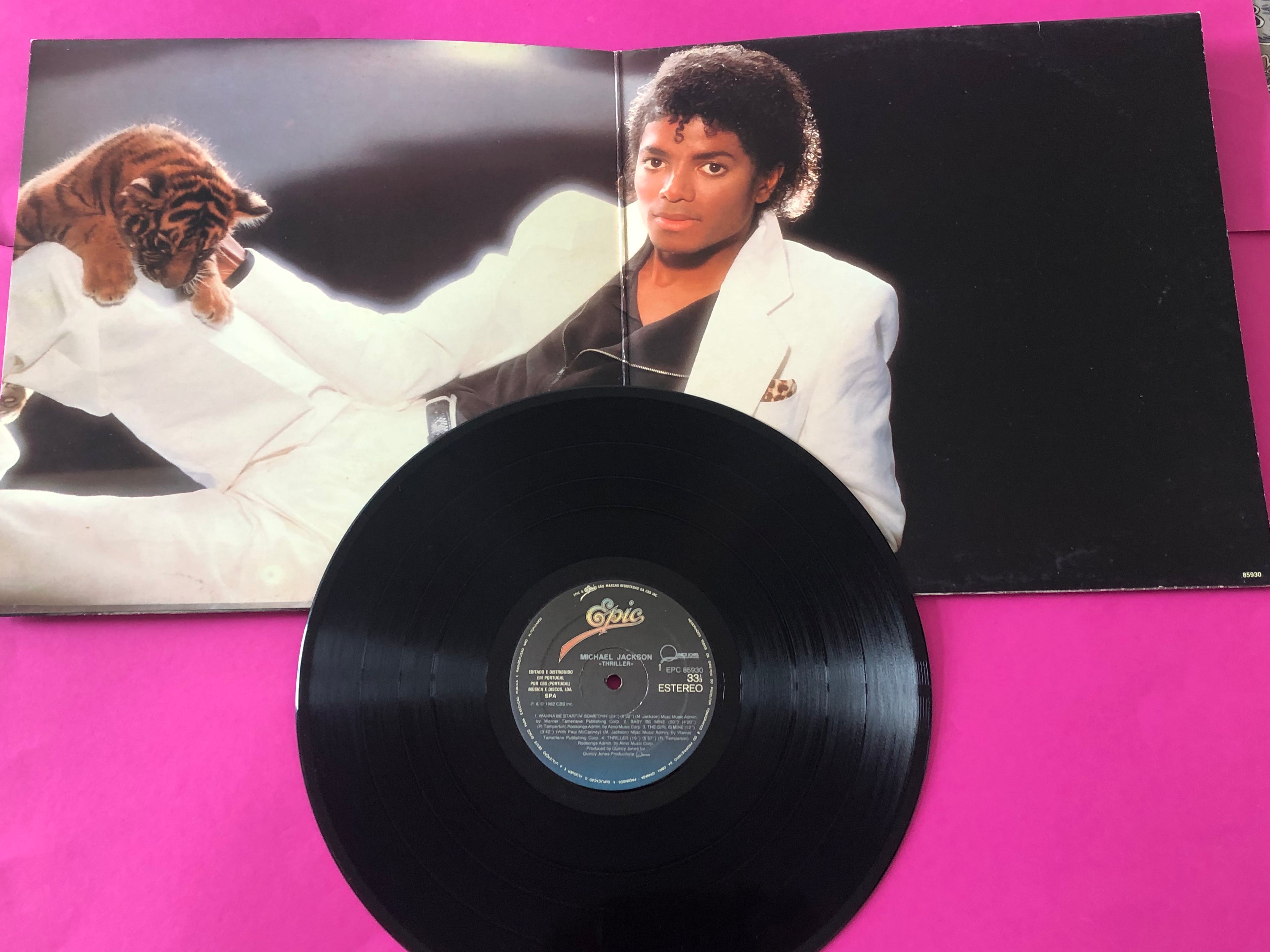 Michael Jackson : Thriller (LP, Album, RE, Gat)