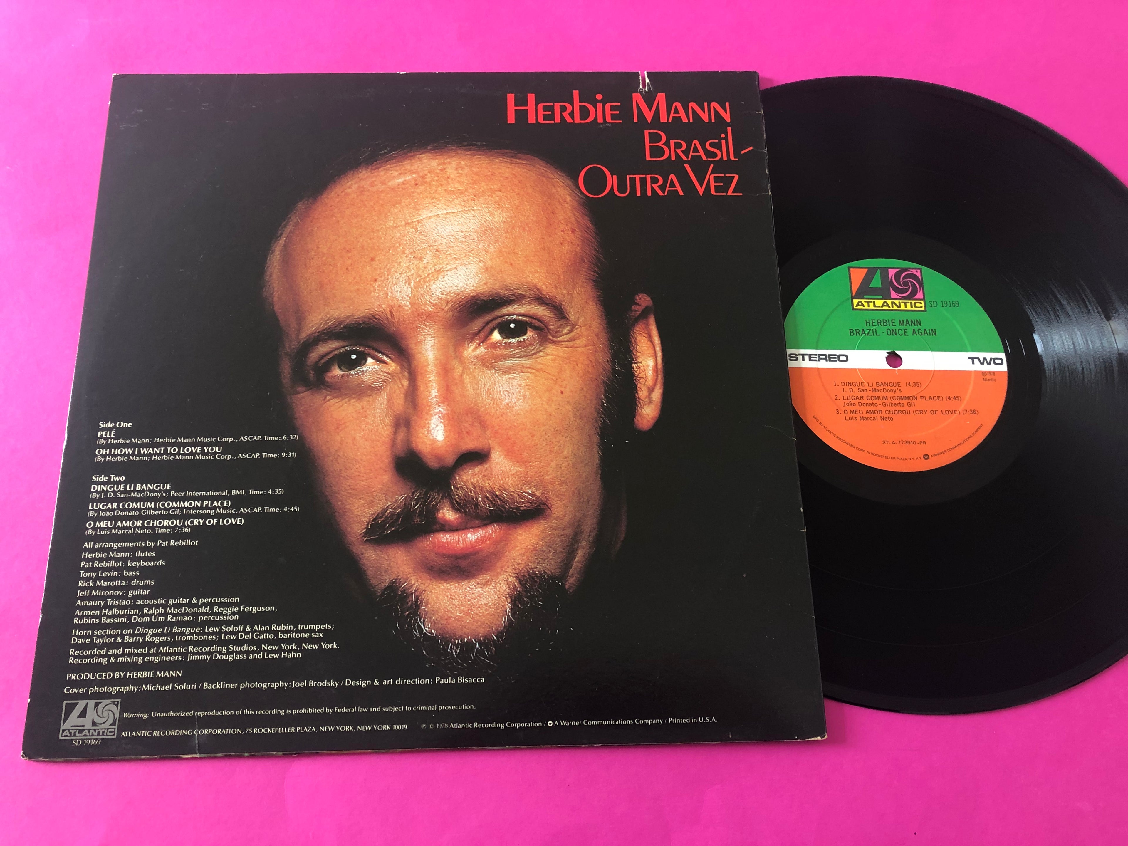 Herbie Mann : Brazil - Once Again (LP, Album, PR )