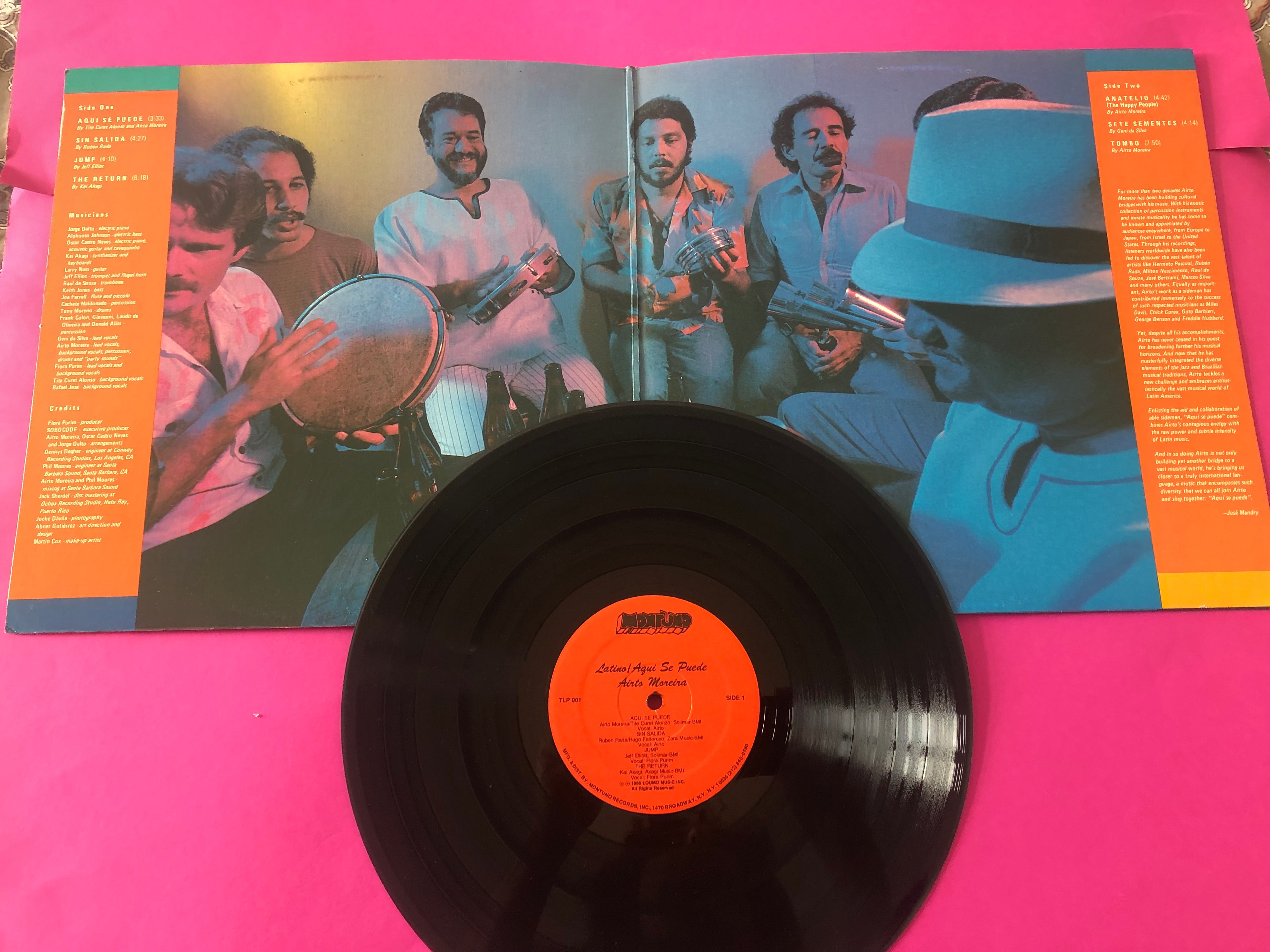 Airto Moreira : Latino / Aqui Se Puede (LP, Album)