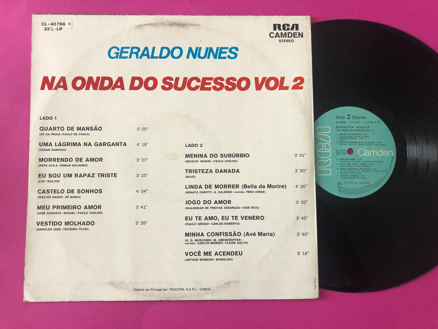 Geraldo Nunes : Na Onda do Sucesso Vol 2 (LP, Album)