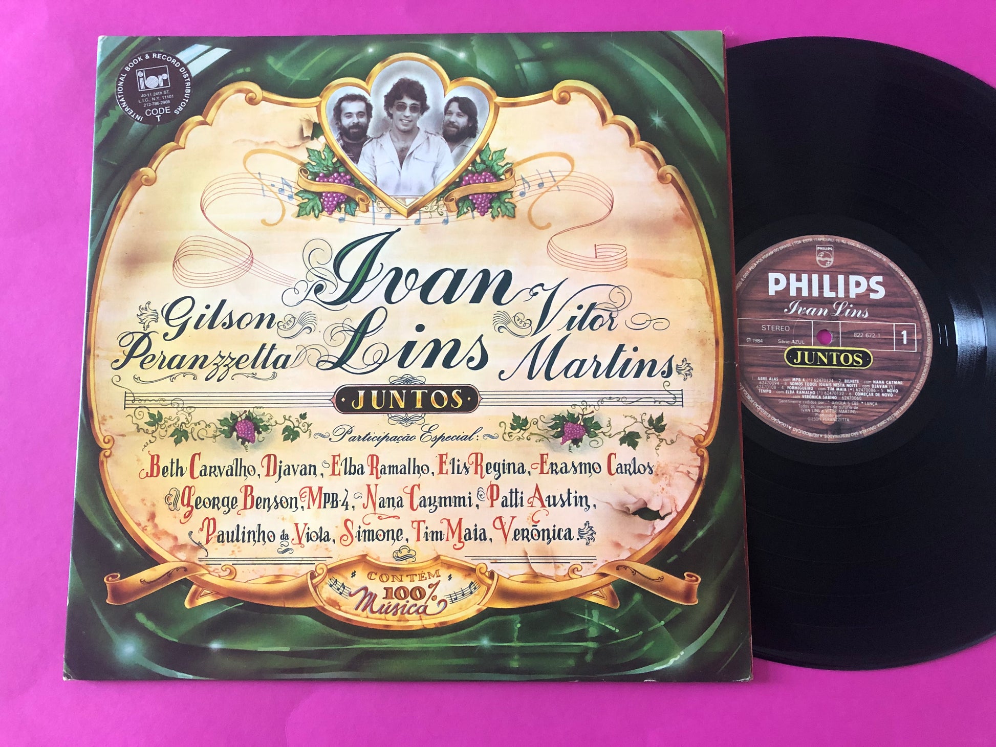 Ivan Lins : Juntos (LP, Album, Gat)