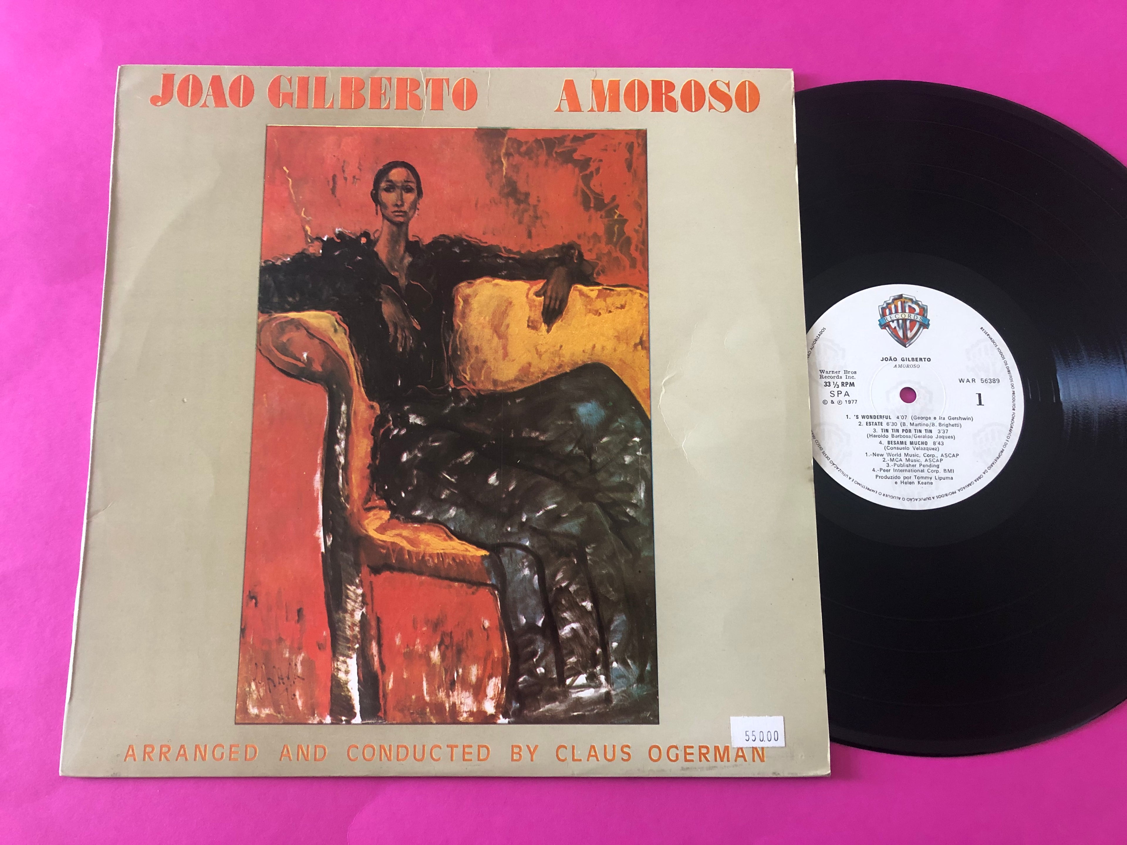 João Gilberto : Amoroso (LP, Album)
