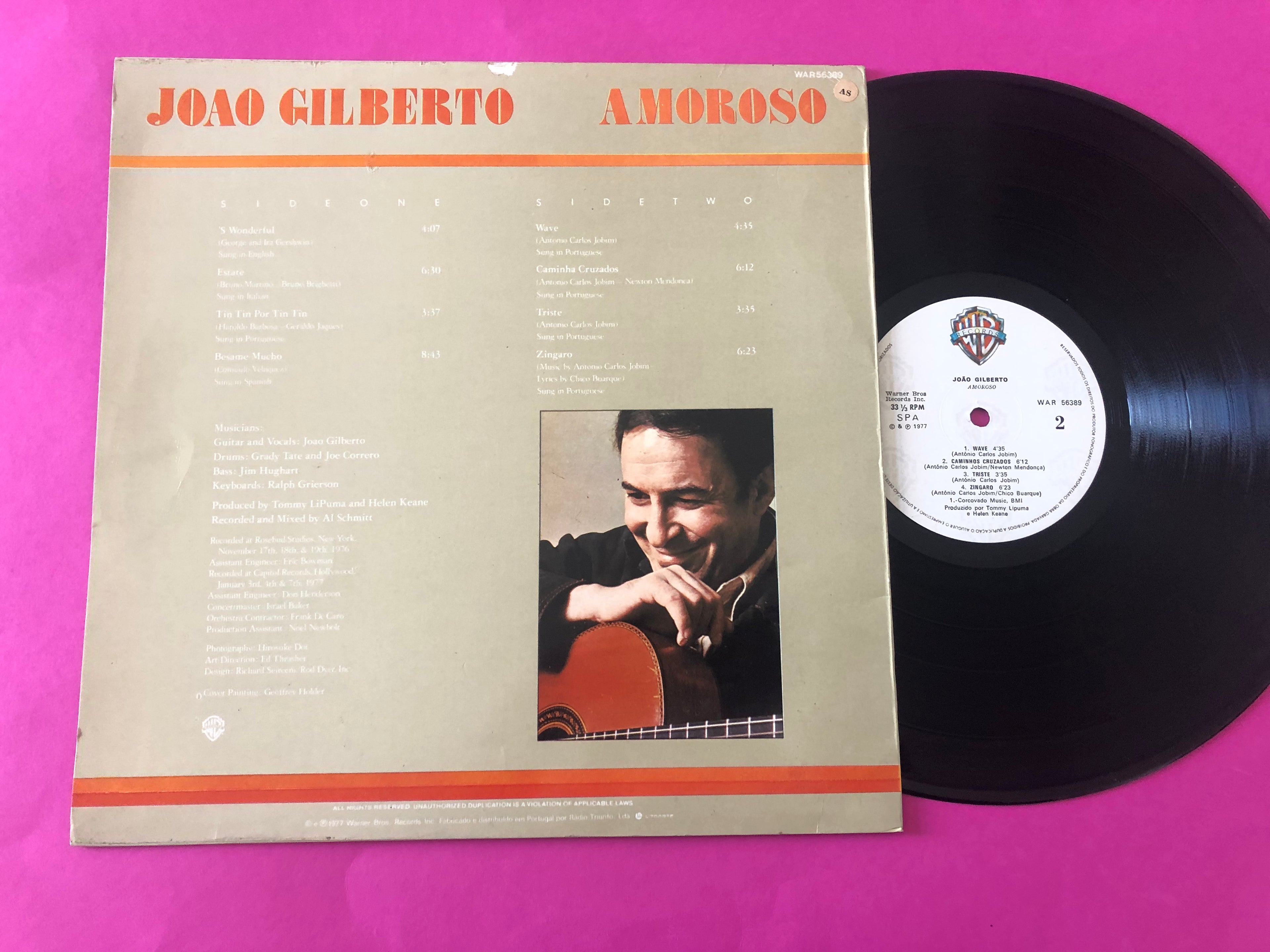 João Gilberto : Amoroso (LP, Album)