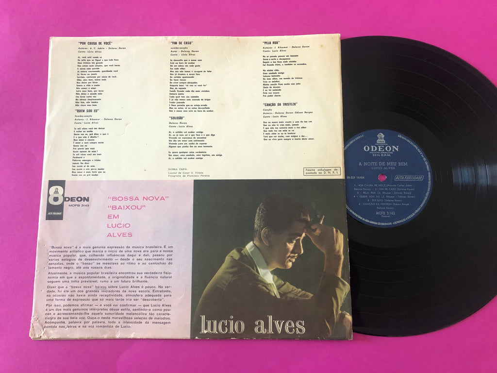 Lúcio Alves : A Noite de Meu Bem... (LP, Album, Mono)