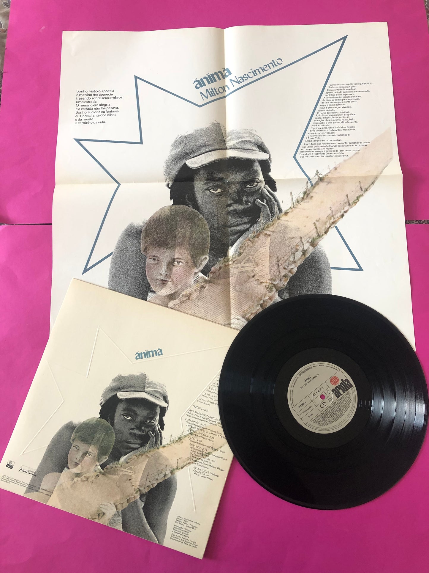 Milton Nascimento : Ᾰnῐmᾰ (LP, Album)