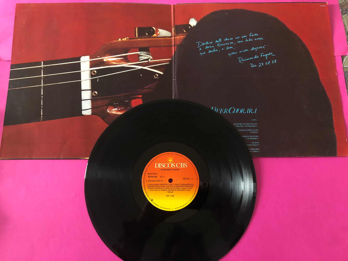 Raimundo Fagner : Quem Viver Chorará (LP, Album, RE, Gat)