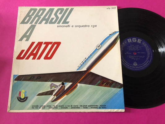 Enrico Simonetti E Orquestra RGE : Brasil A Jato (LP, Album)