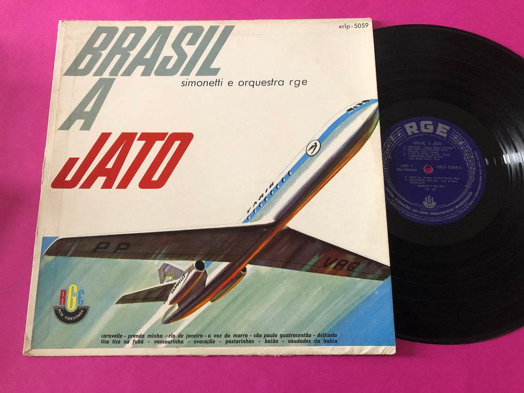 Enrico Simonetti E Orquestra RGE : Brasil A Jato (LP, Album)
