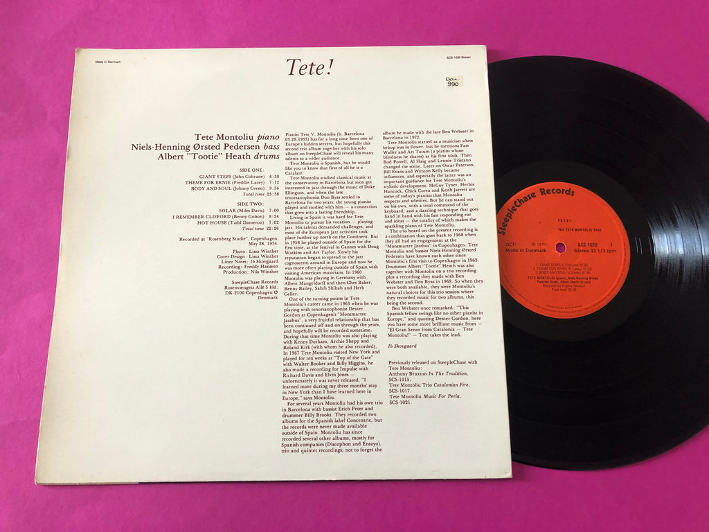 Tete Montoliu Trio : Tete! (LP,Deluxe Edition,Limited Edition,Reissue)