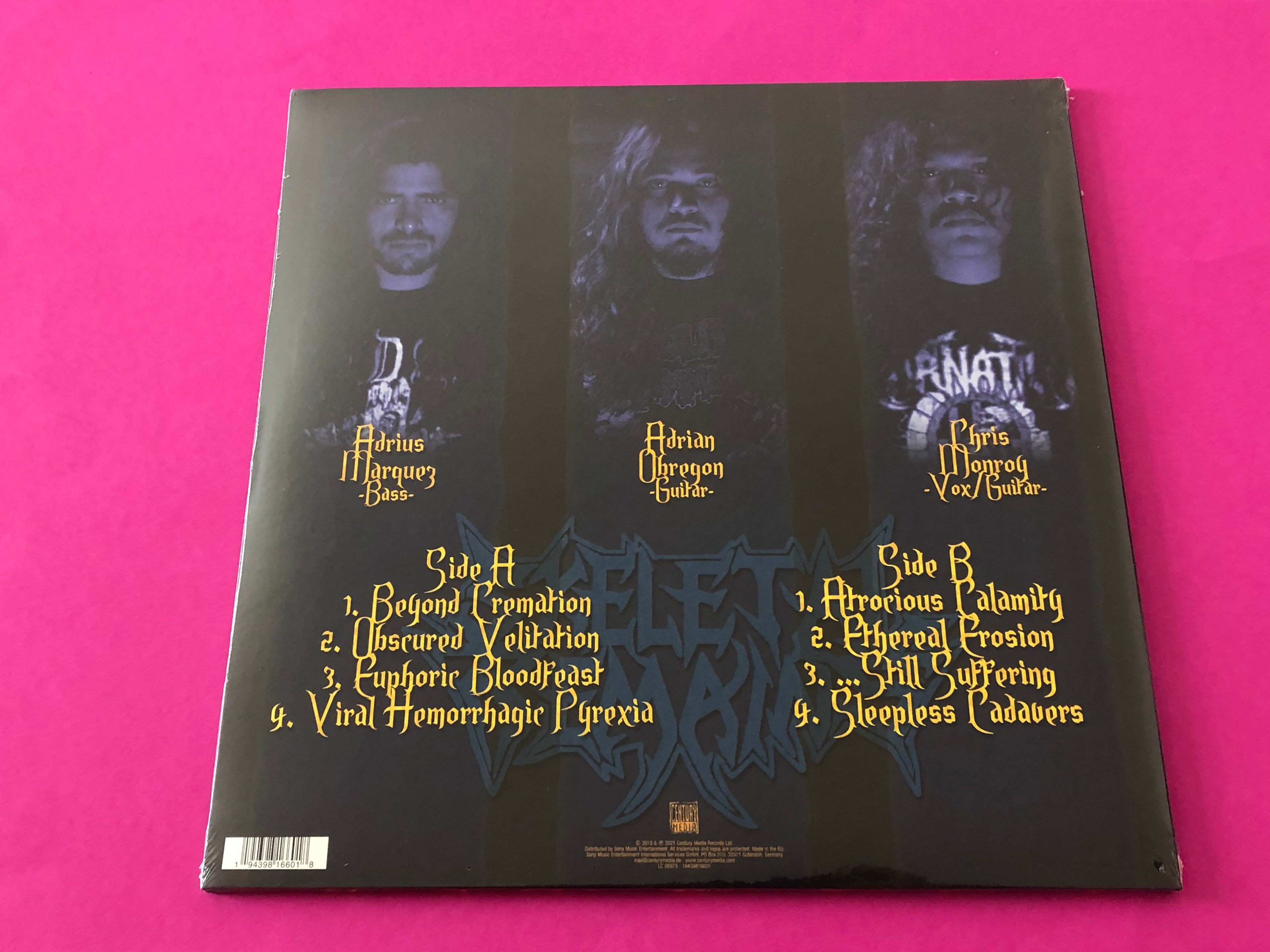 Skeletal Remains (3) : Condemned To Misery (LP, Album, RE, RM, 180)