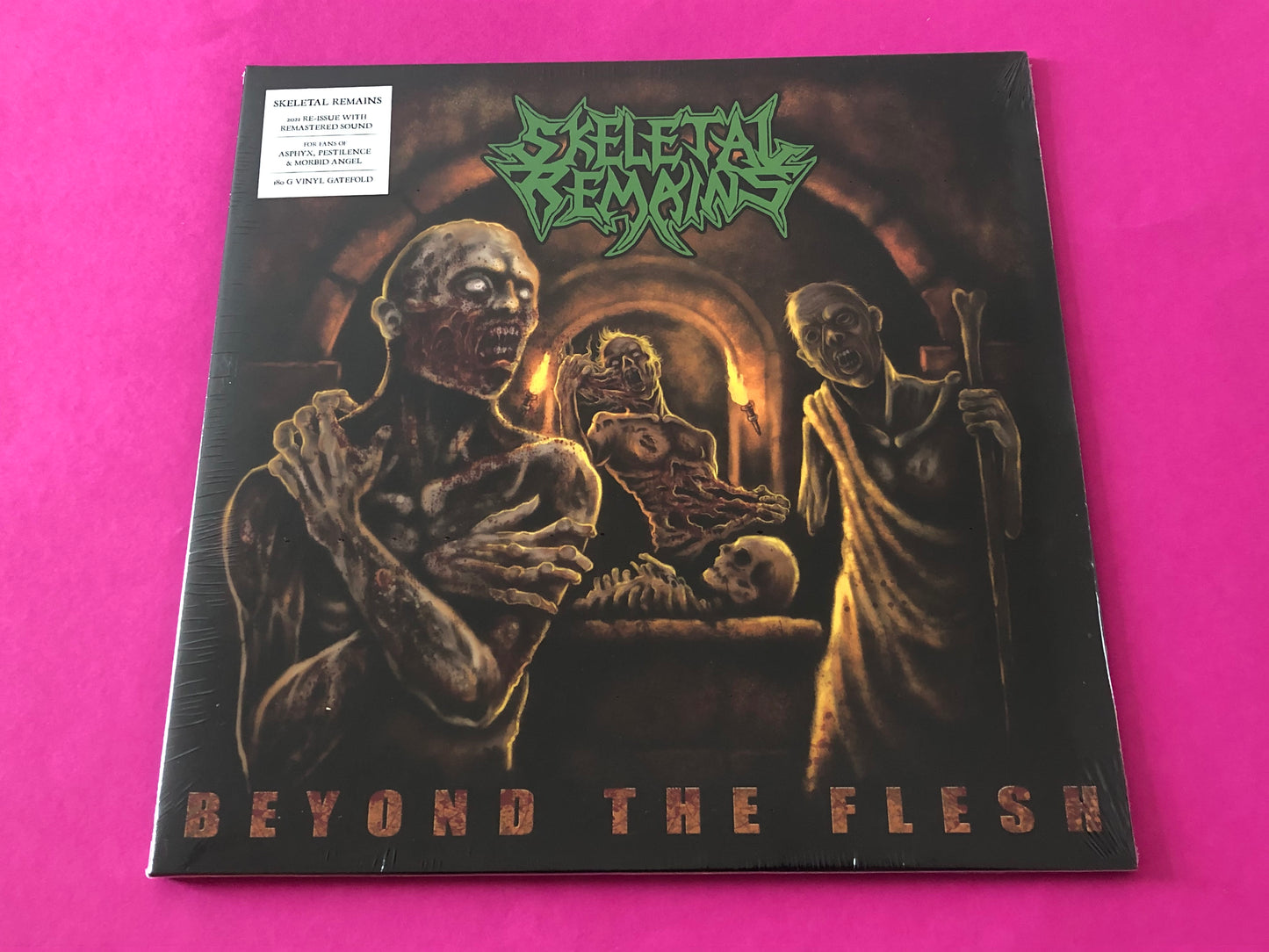 Skeletal Remains (3) : Beyond The Flesh (LP, Album, RE, RM, 180)