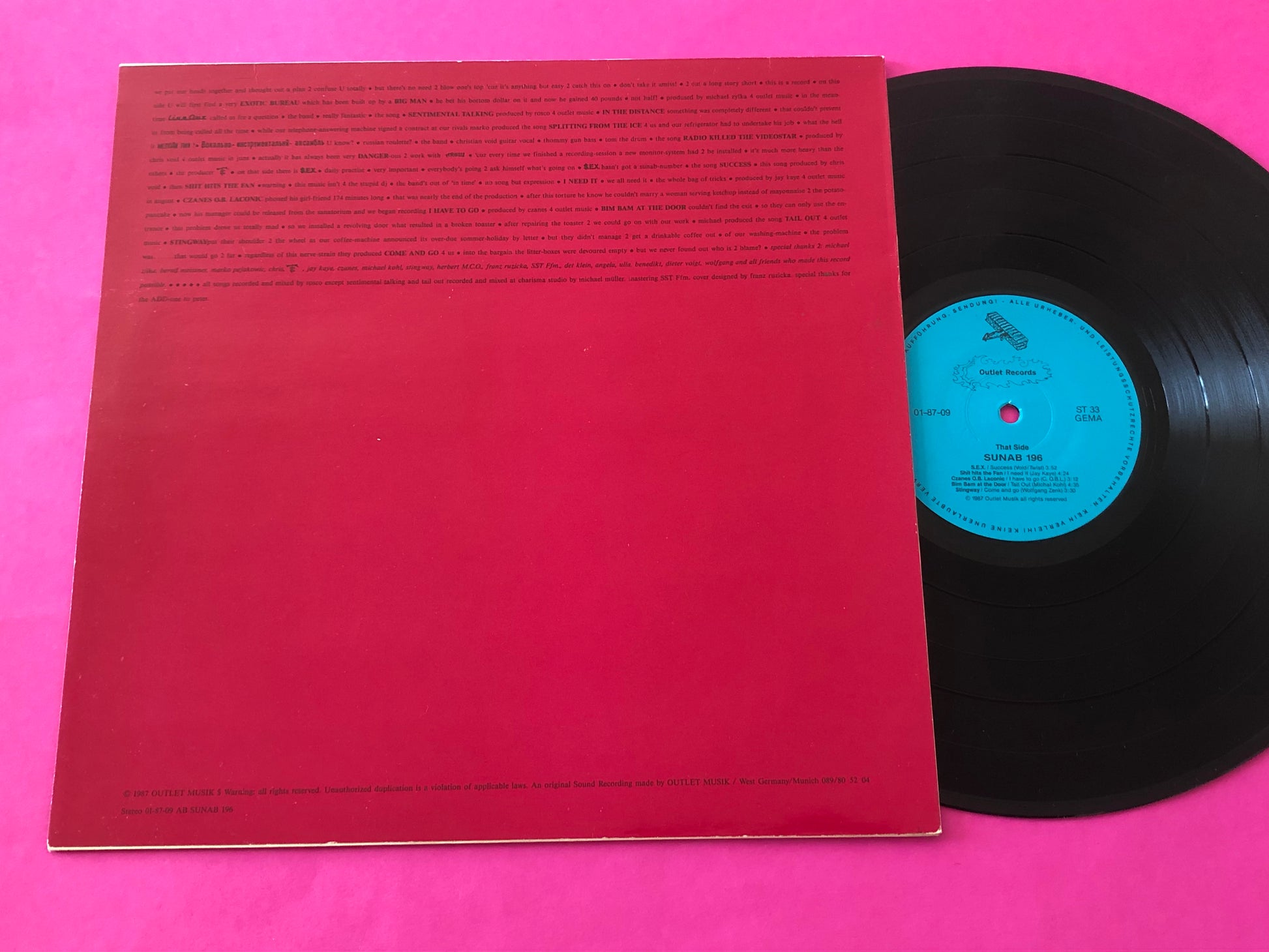 Various : Sunab 196 (LP,Compilation)