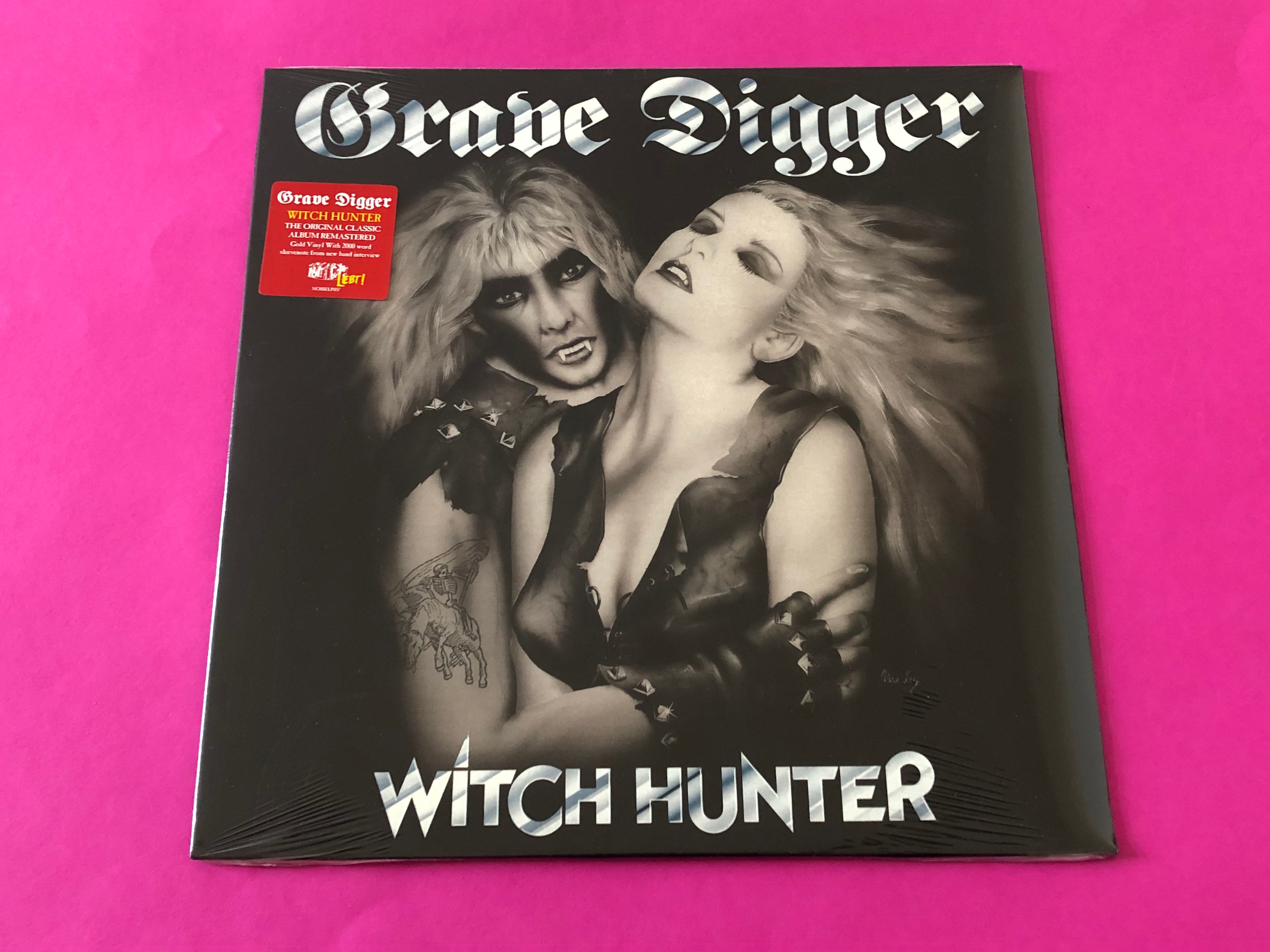 Grave Digger (2) : Witch Hunter (LP, Album, Ltd, RE, RM, Gol)