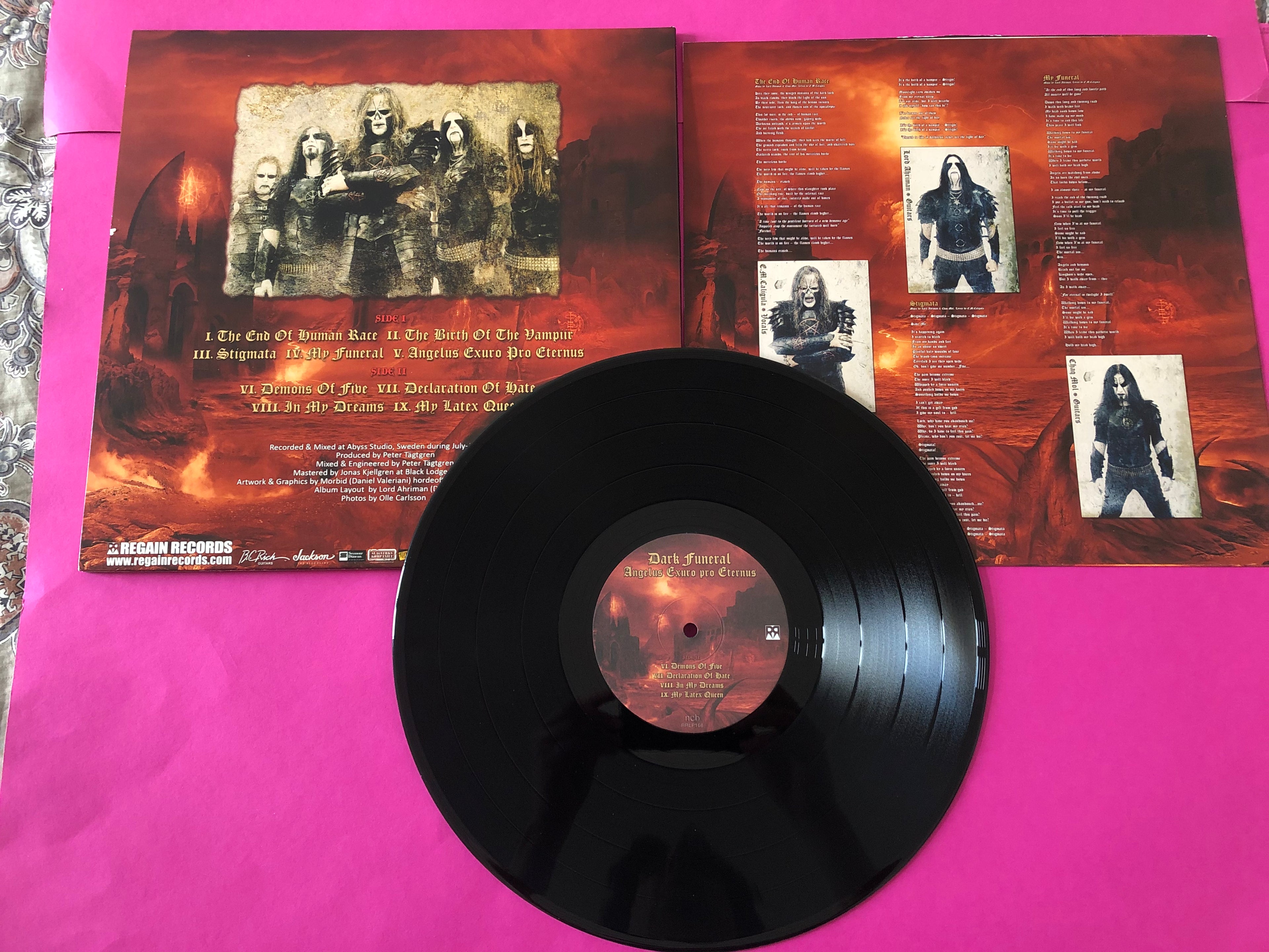 Dark Funeral : Angelus Exuro Pro Eternus (LP, Album, Ltd)