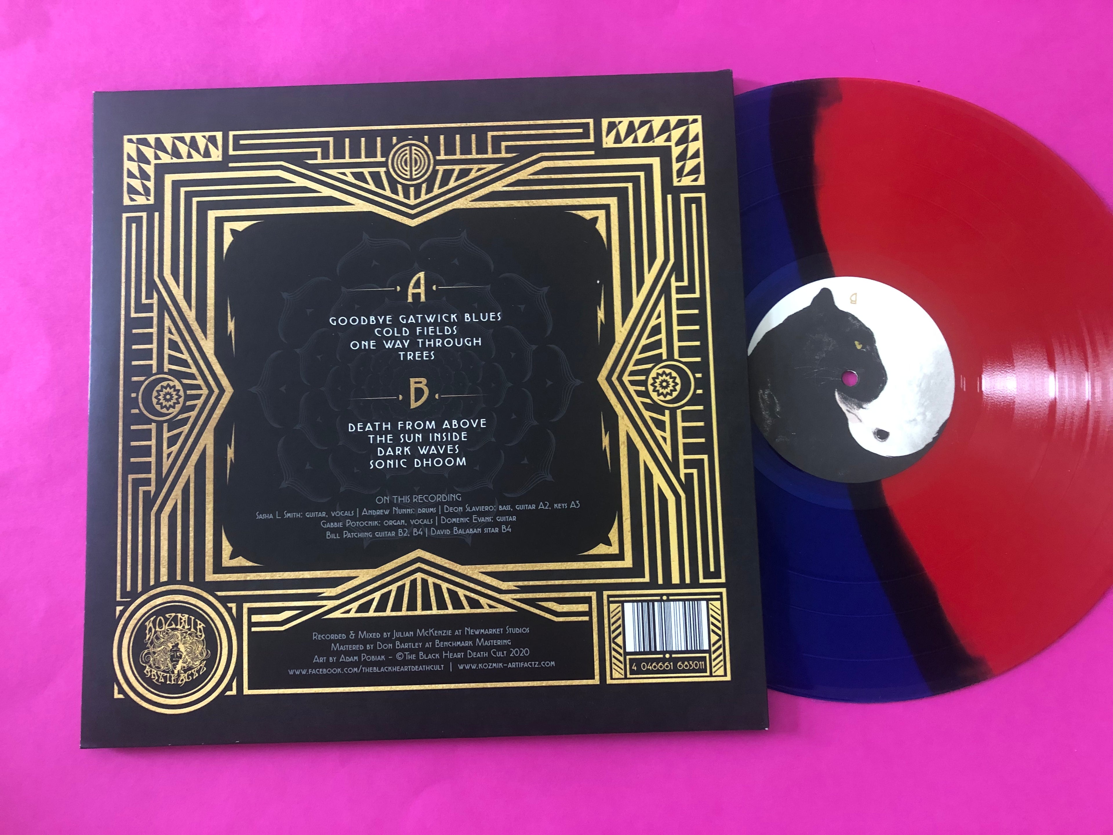 The Black Heart Death Cult : Sonic Mantras (LP, Album, Ltd, RP, Red)