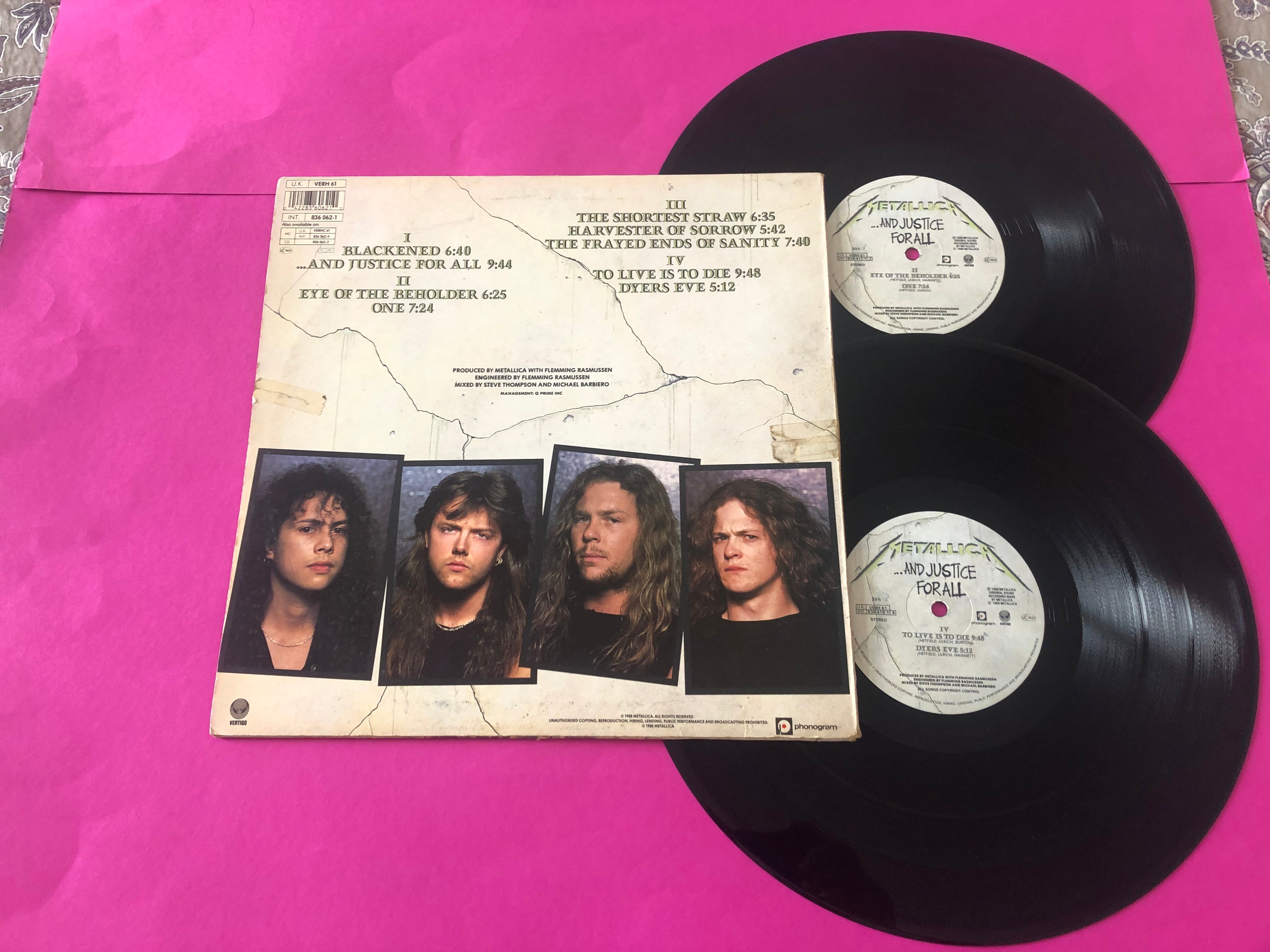 Metallica : ...And Justice For All (LP,Album,Stereo)