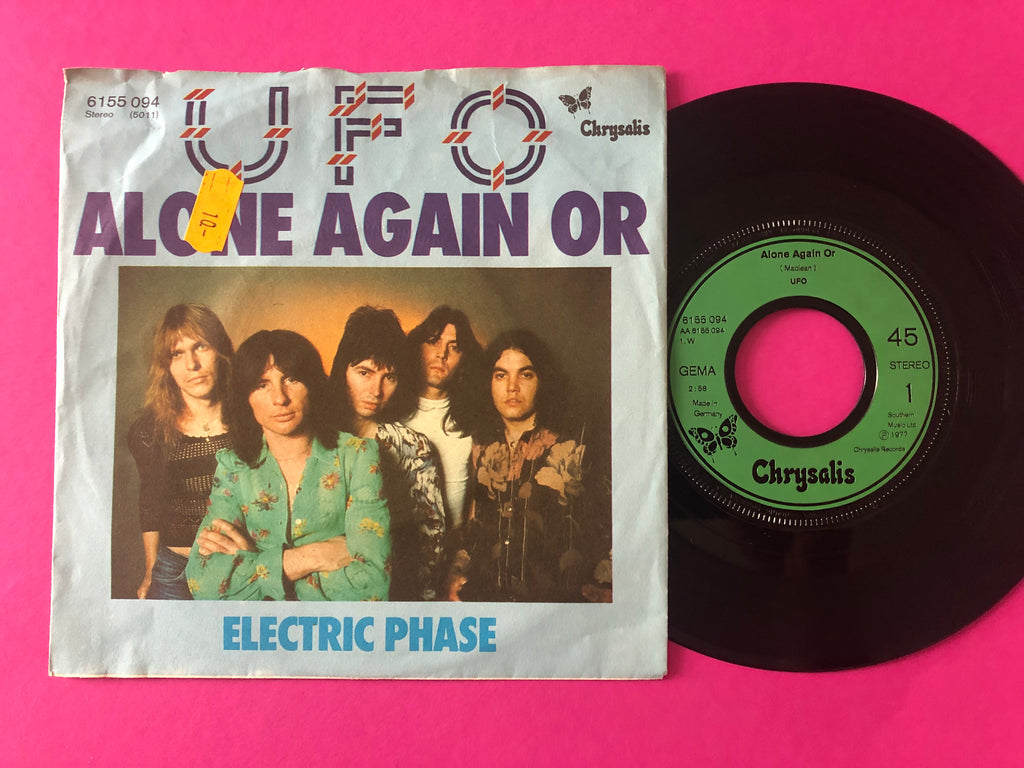 UFO (5) : Alone Again Or (7",Single,Stereo)