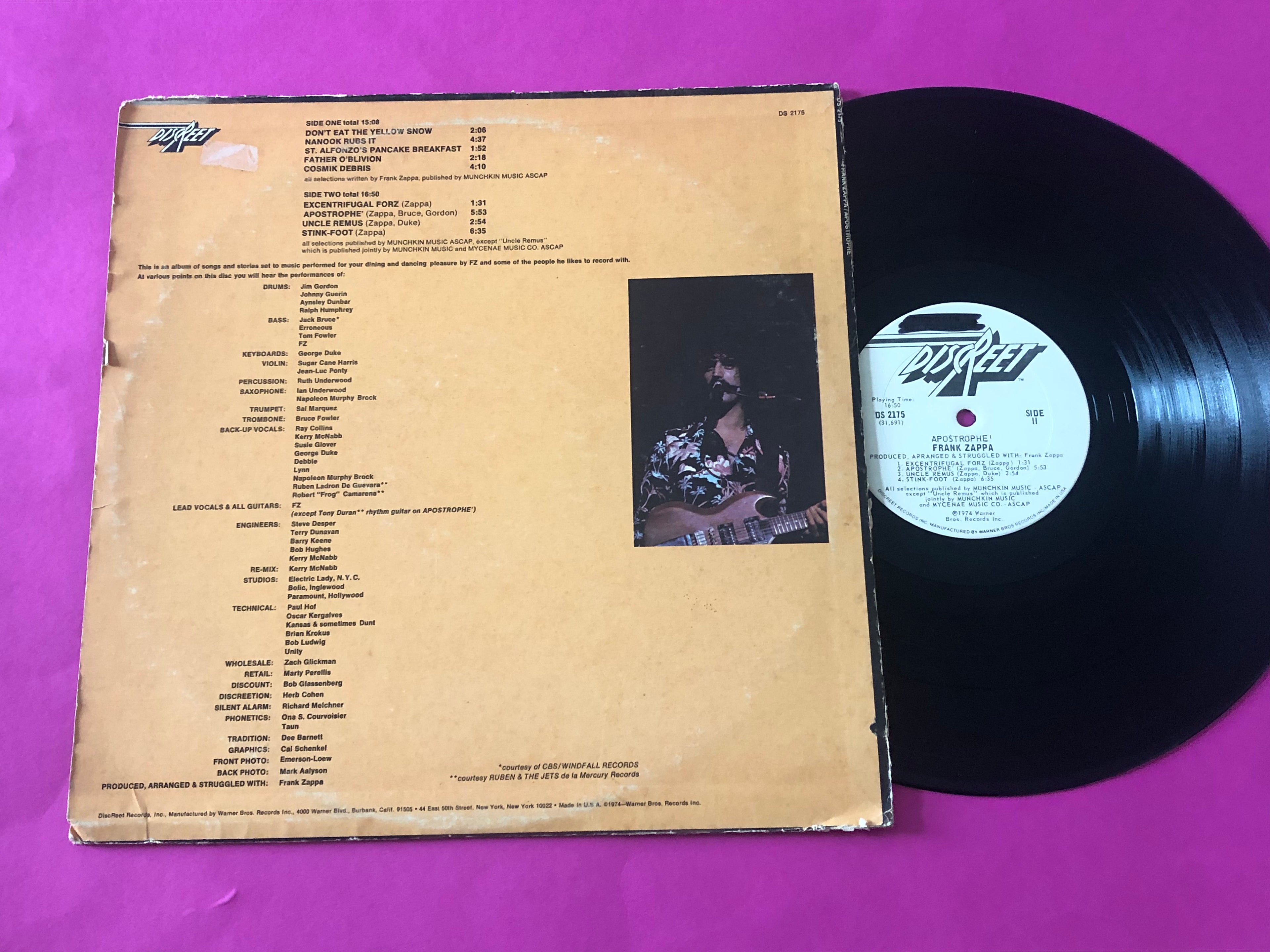 Frank Zappa : Apostrophe (') (LP,Album,Promo)