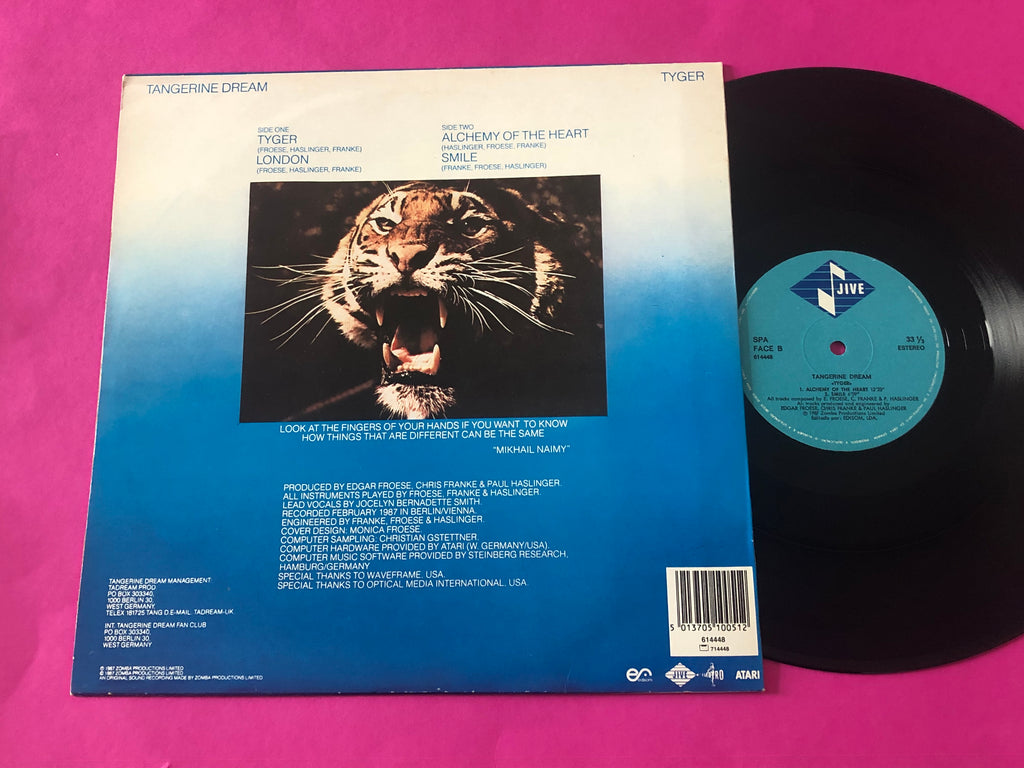 Tangerine Dream : Tyger (LP,Album)