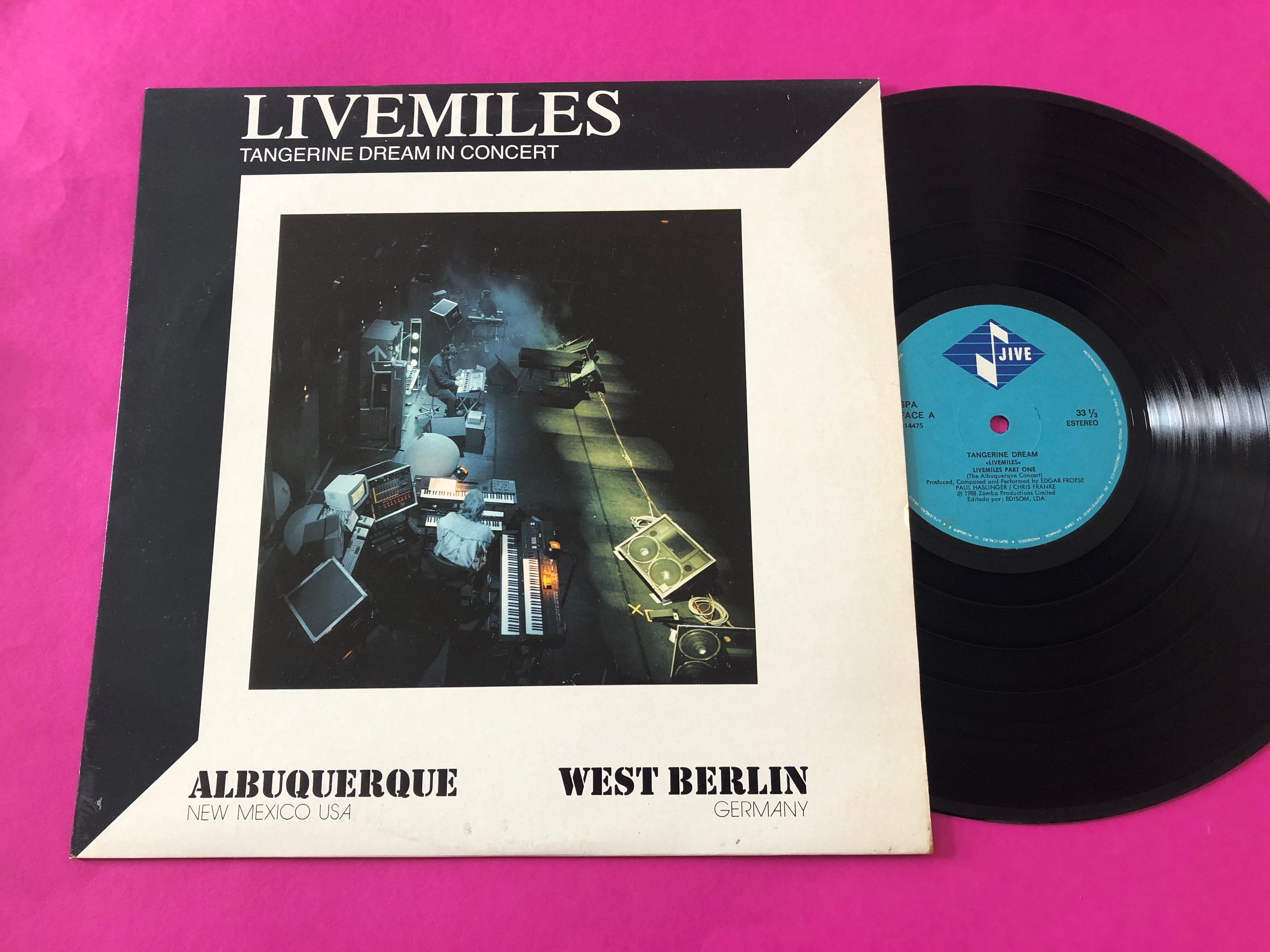 Tangerine Dream : Livemiles (Tangerine Dream In Concert) (LP,Album)