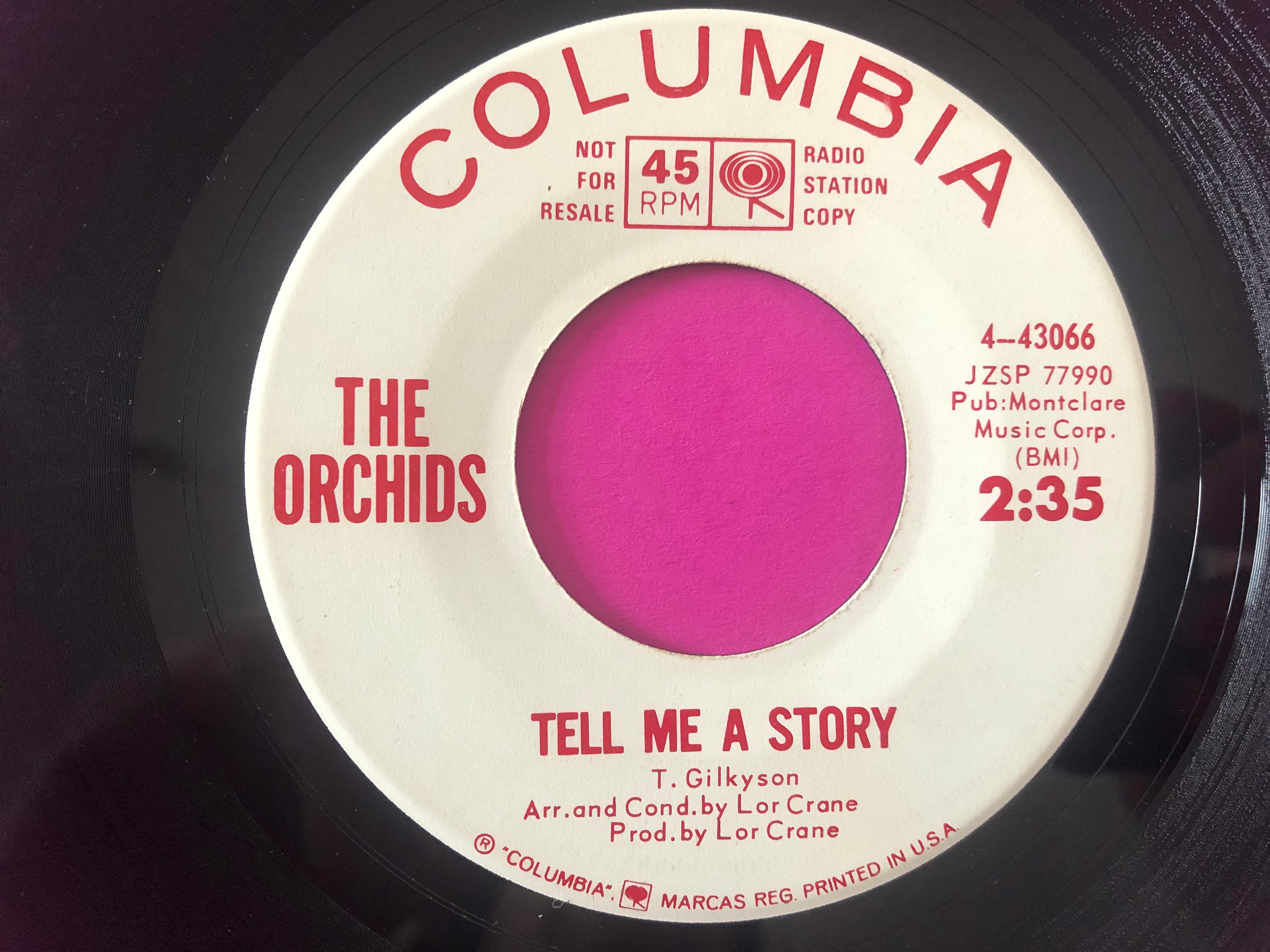 The Orchids (4) : From Bad to Worse  /  Tell Me a Story (7", Single, Mono, Promo)