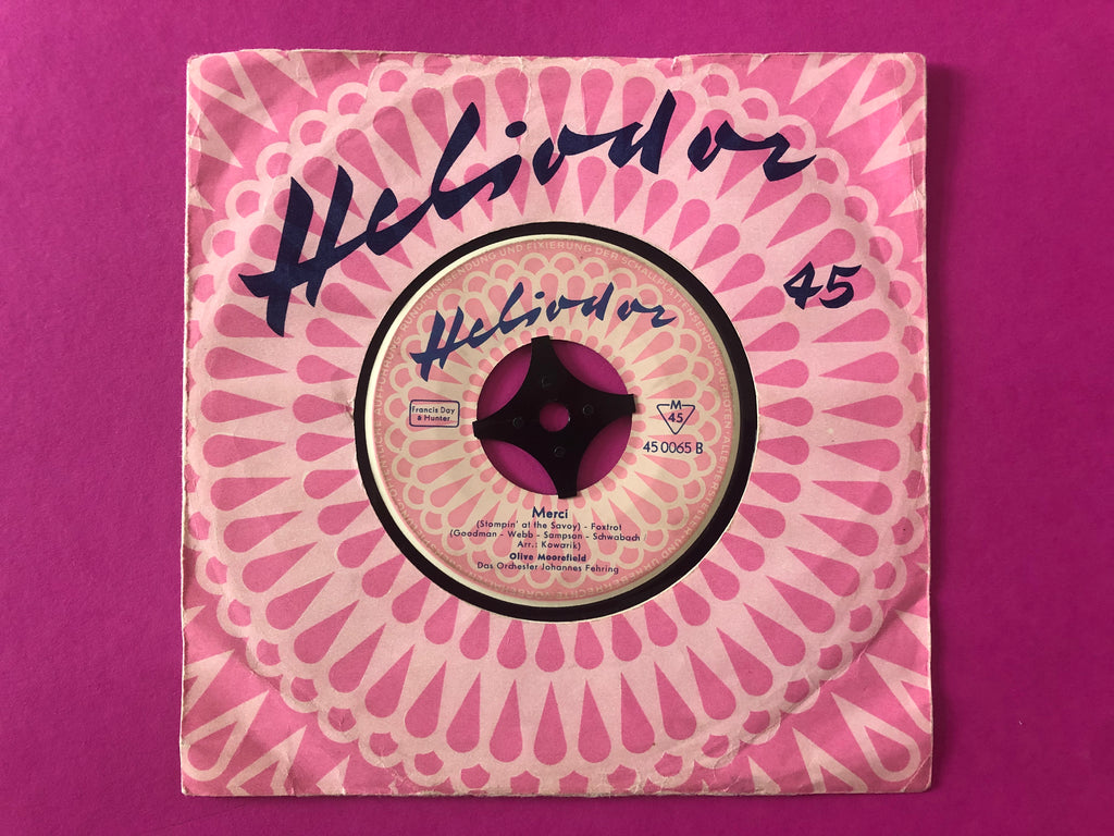 Olive Moorefield : Bongo Rock / Merci (7", Single, Mono)