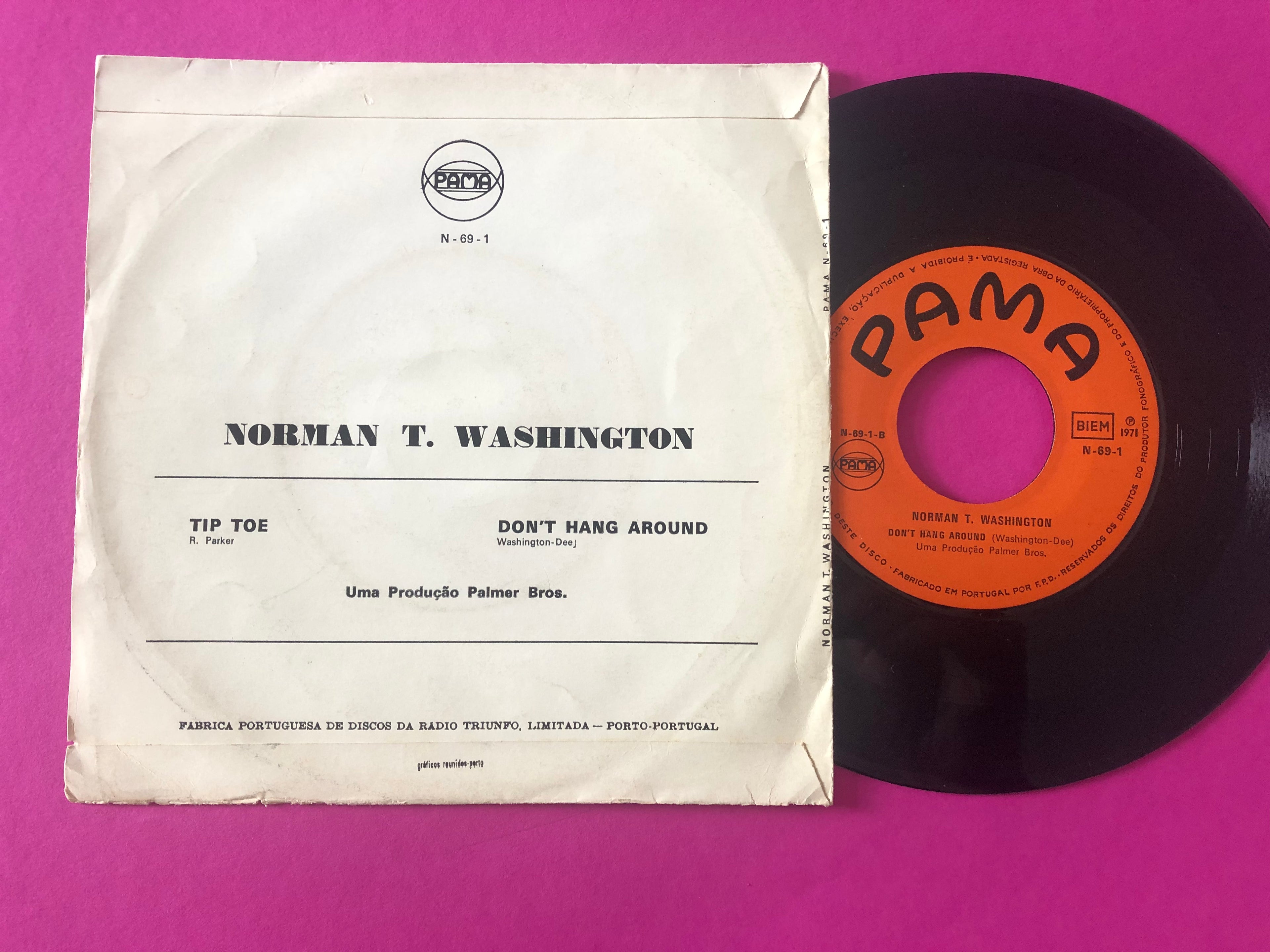 Norman T. Washington : Tip Toe (7", Single)
