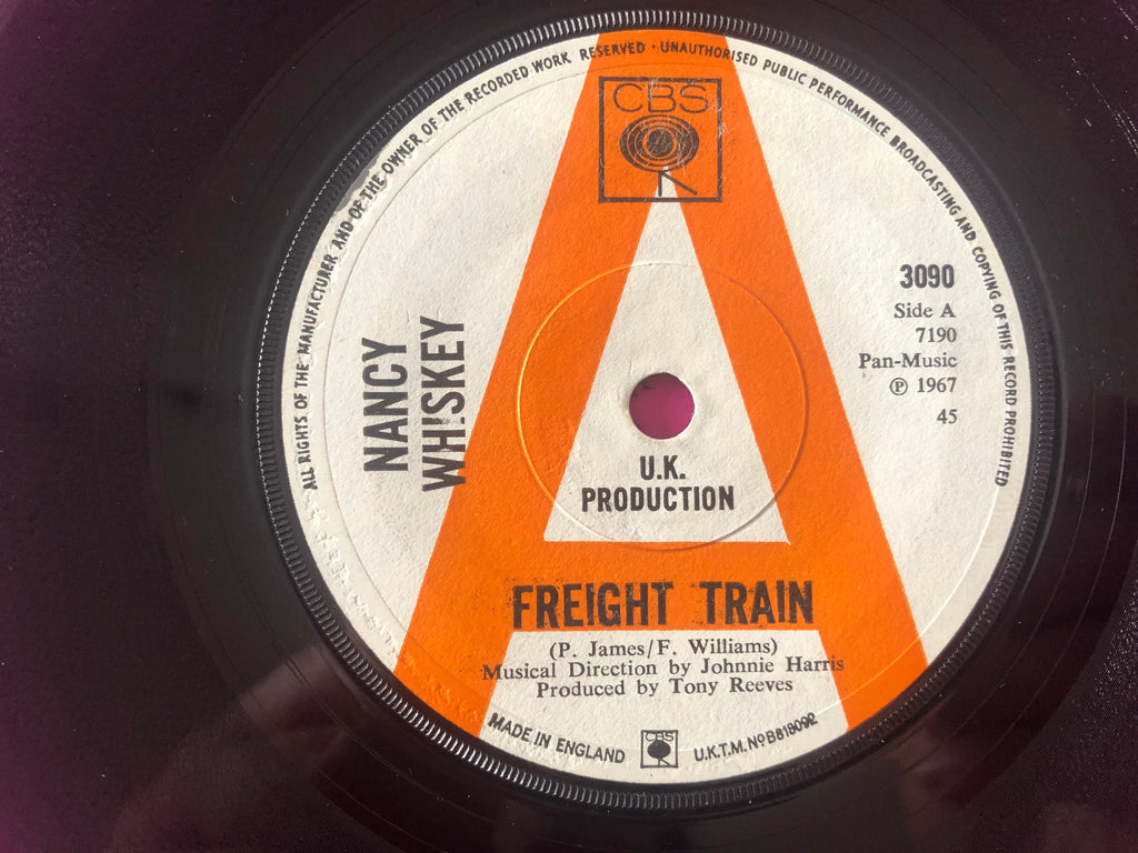 Nancy Whiskey : Freight Train (7", Single, Promo)