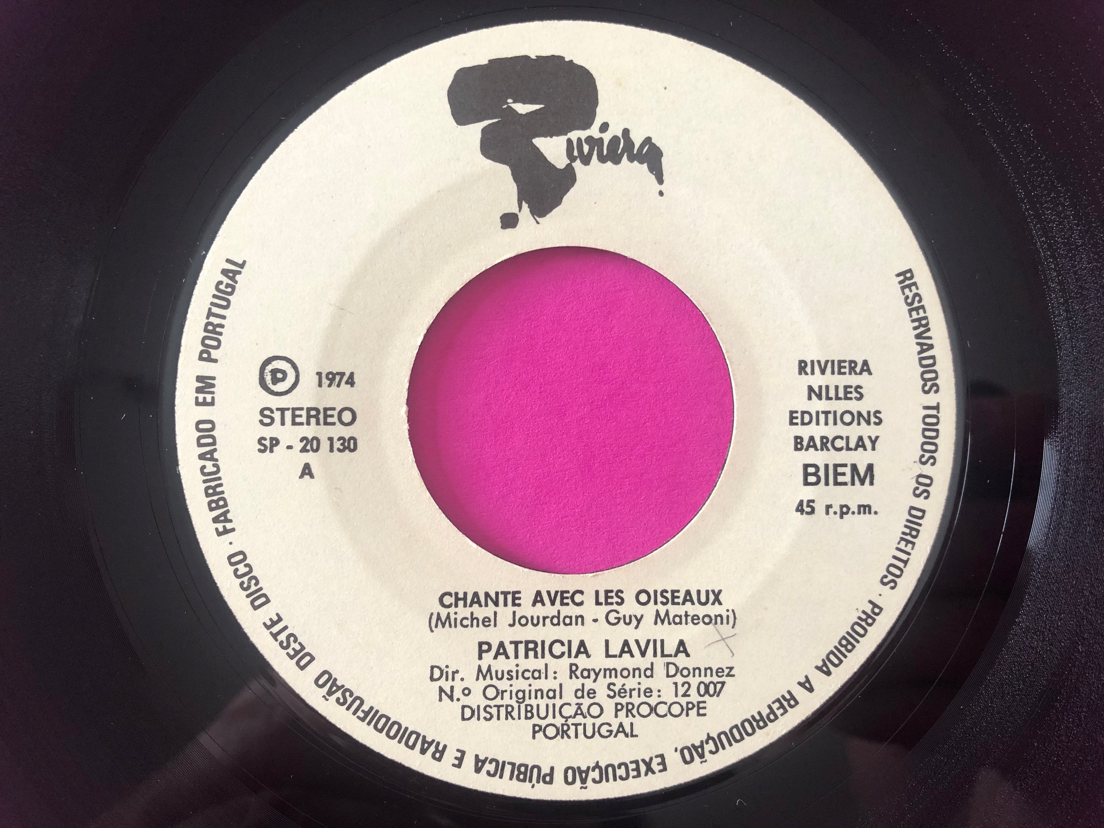 Patricia Lavila : Chante Avec Les Oiseaux / En Sortant Du Lycée (7", Single, Promo)