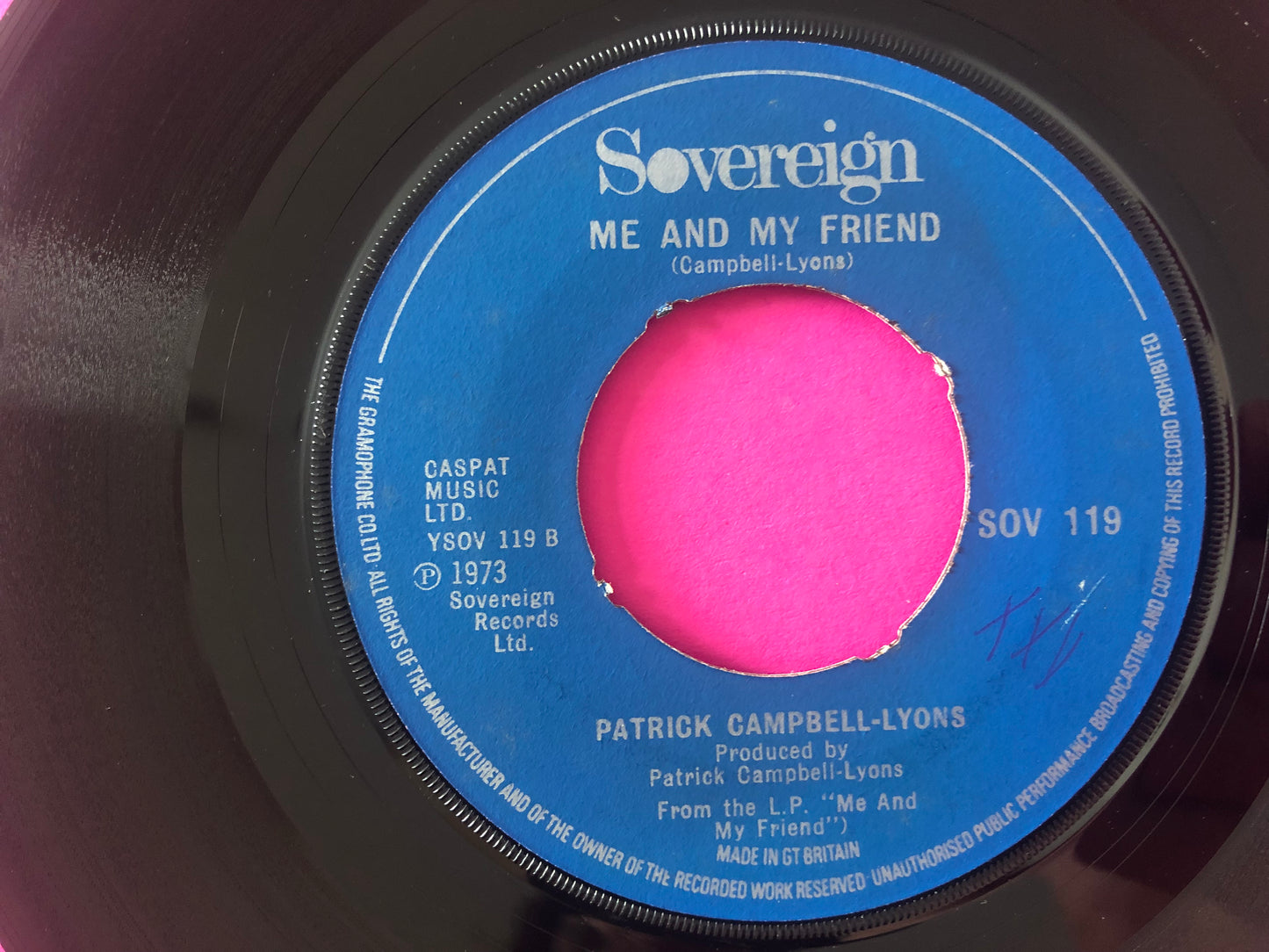 Patrick Campbell-Lyons : Out On The Road / Me And My Friend (7", Single, Promo)